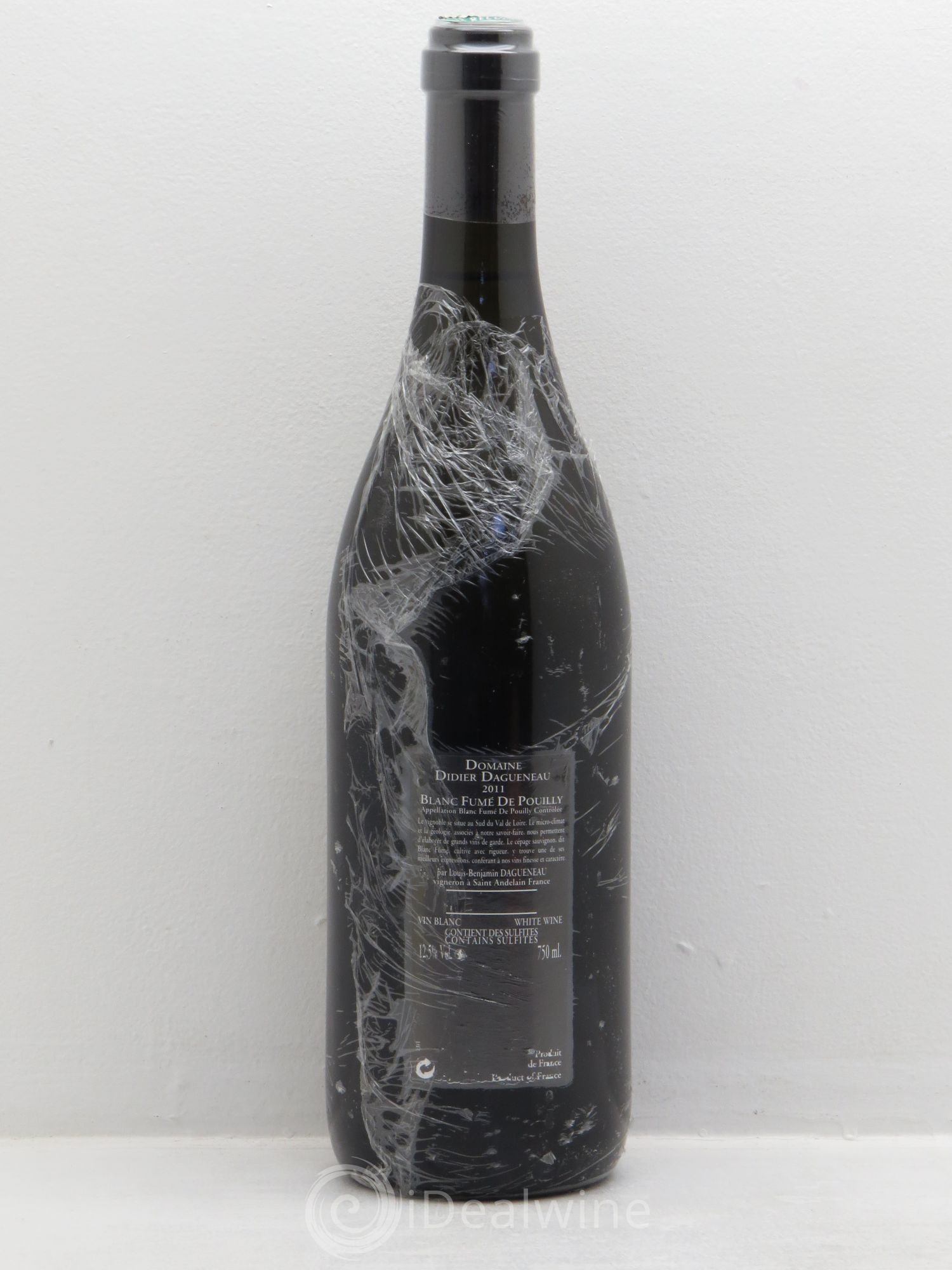 Vin de France (anciennement Pouilly-Fumé) Silex Dagueneau (Domaine Didier - Louis-Benjamin) 2011 - Lot de 1 bouteille - 1