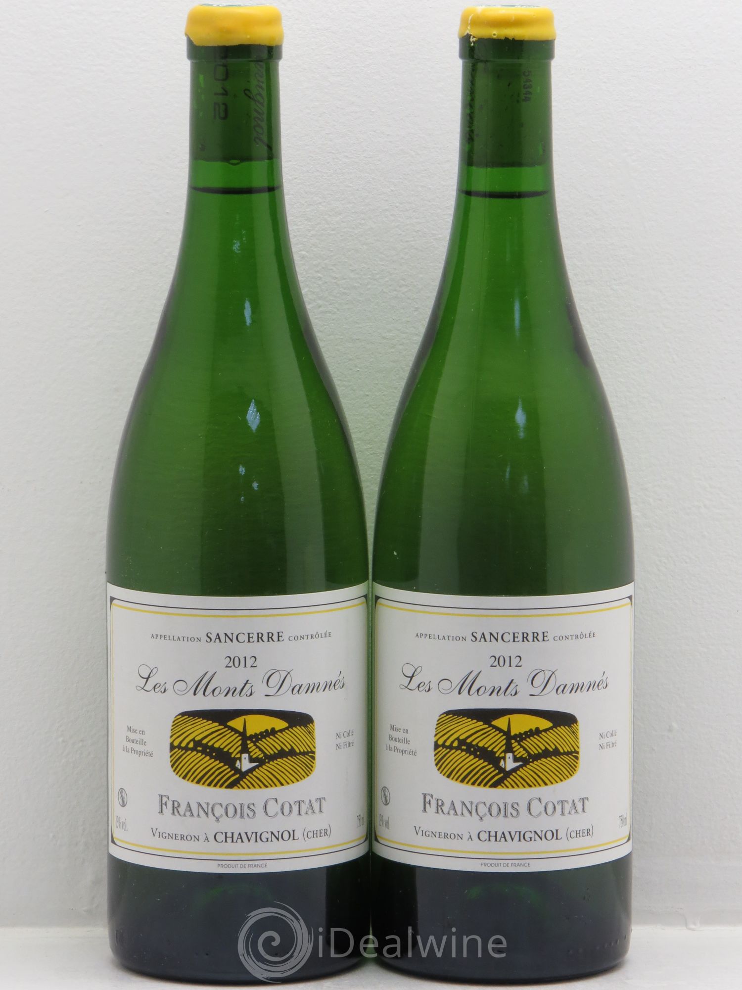 Sancerre Les Monts Damnés François Cotat 2012 - Lot de 2 bouteilles - 0