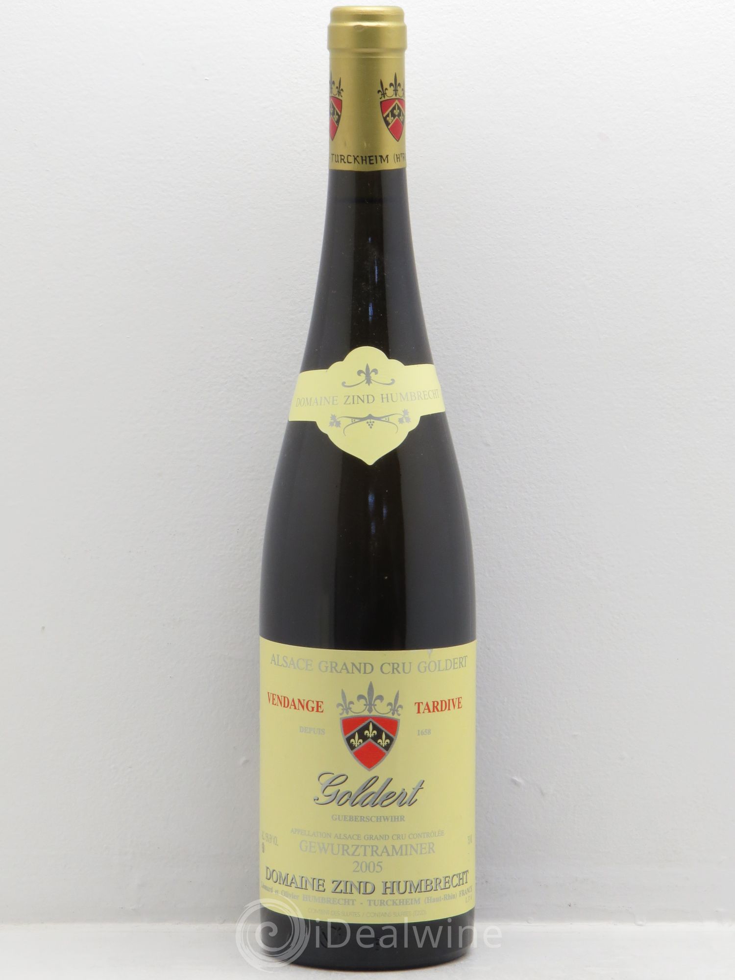 Alsace Gewurztraminer Vendanges Tardives Zind-Humbrecht (Domaine) Goldert 2005 - Lotto di 1 bottiglia - 0