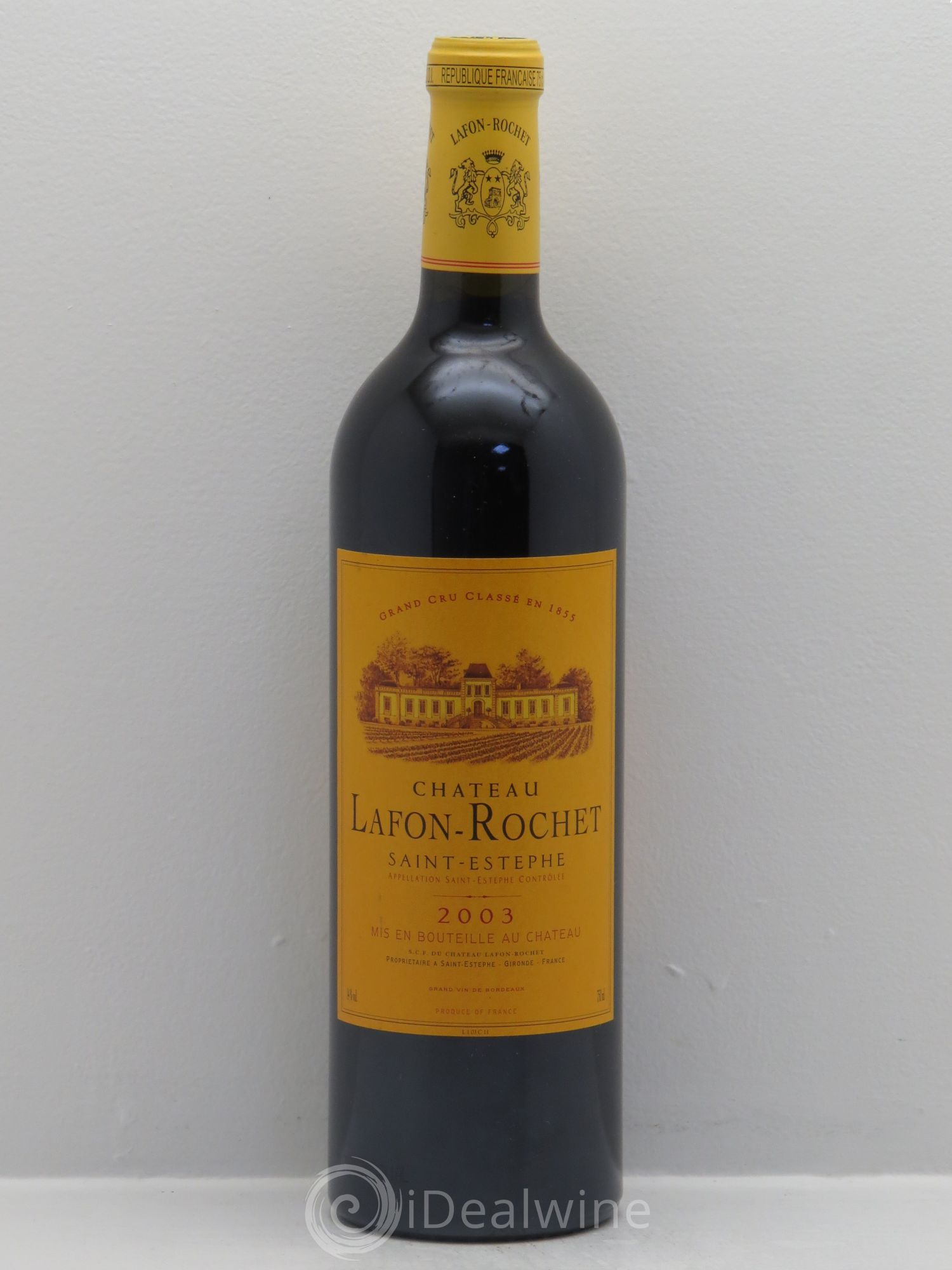 Château Lafon Rochet 4ème Grand Cru Classé 2003 - Lot de 1 bouteille - 0