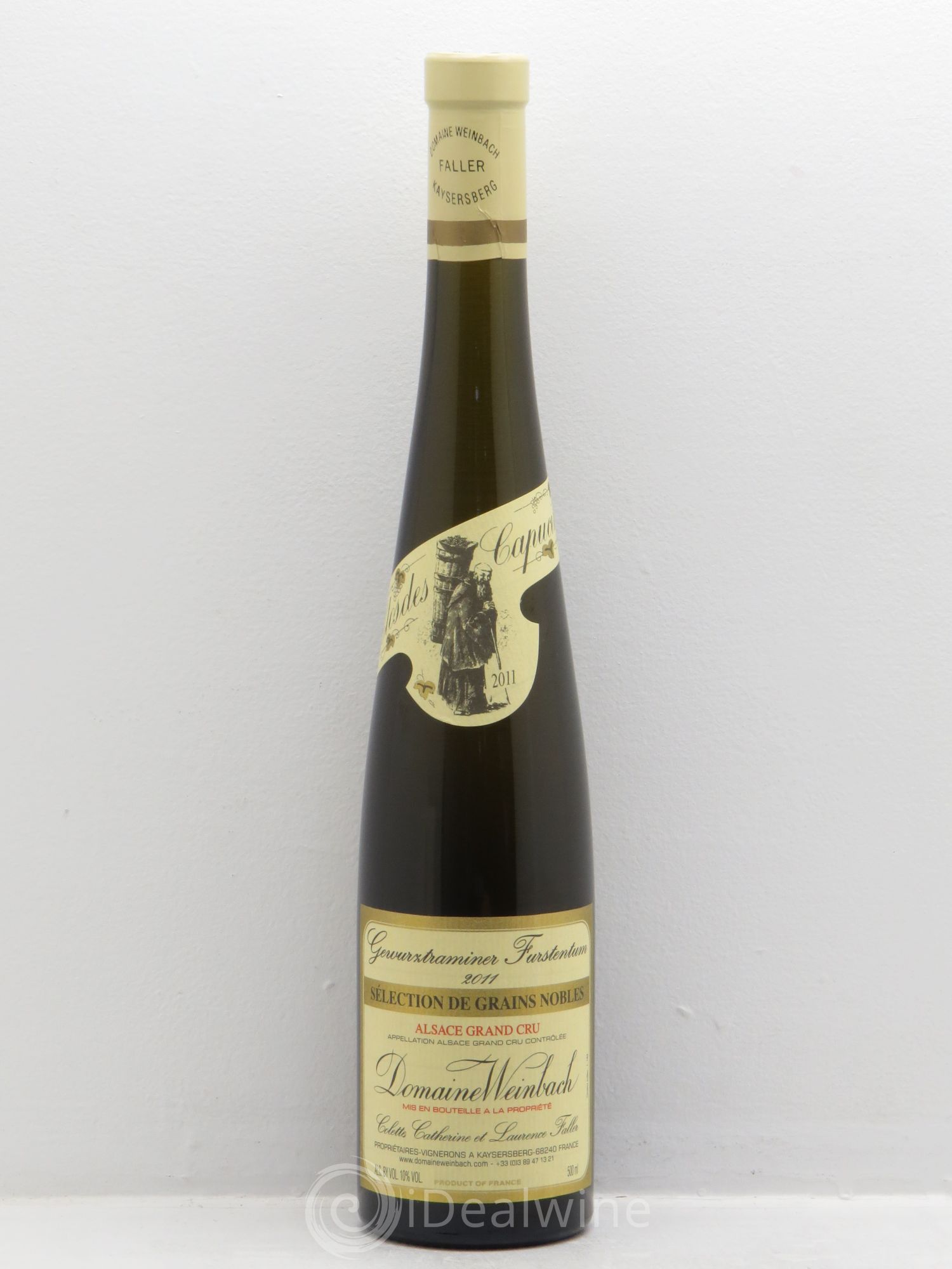 Alsace Gewurztraminer Grand Cru Furstentum Sélection de Grains Nobles Weinbach (Domaine) (50cl) 2011 - Lot de 1 bouteille - 0