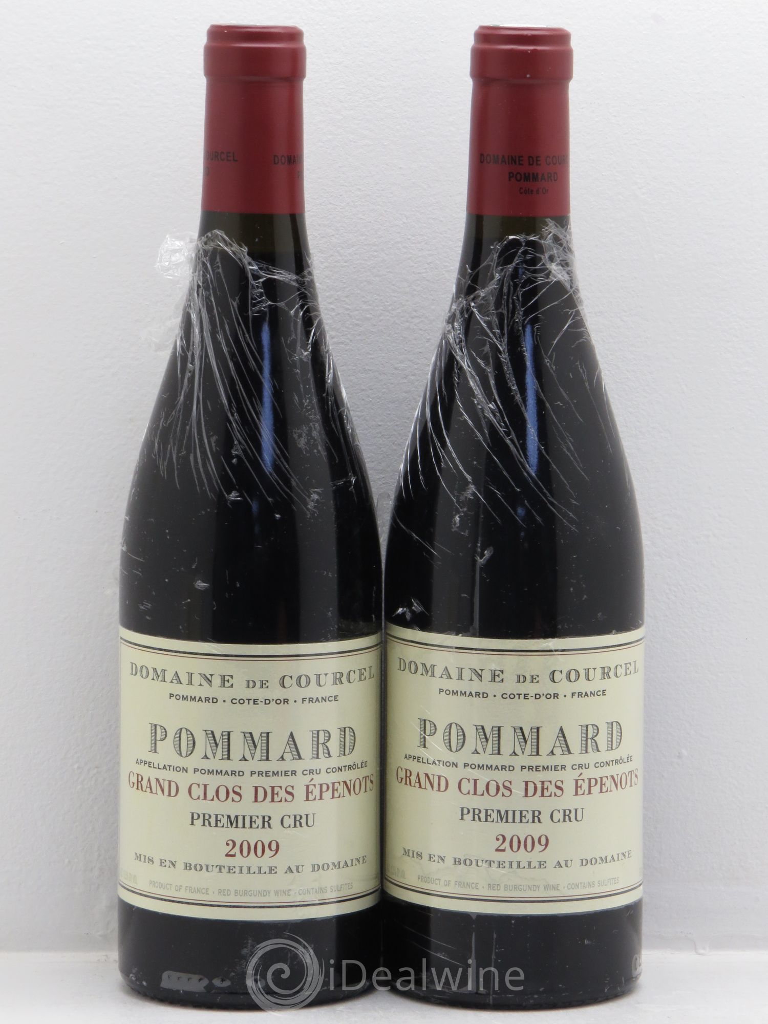 Pommard 1er Cru Grand Clos des Epenots de Courcel (Domaine) 2009 - Lot de 2 bouteilles - 0