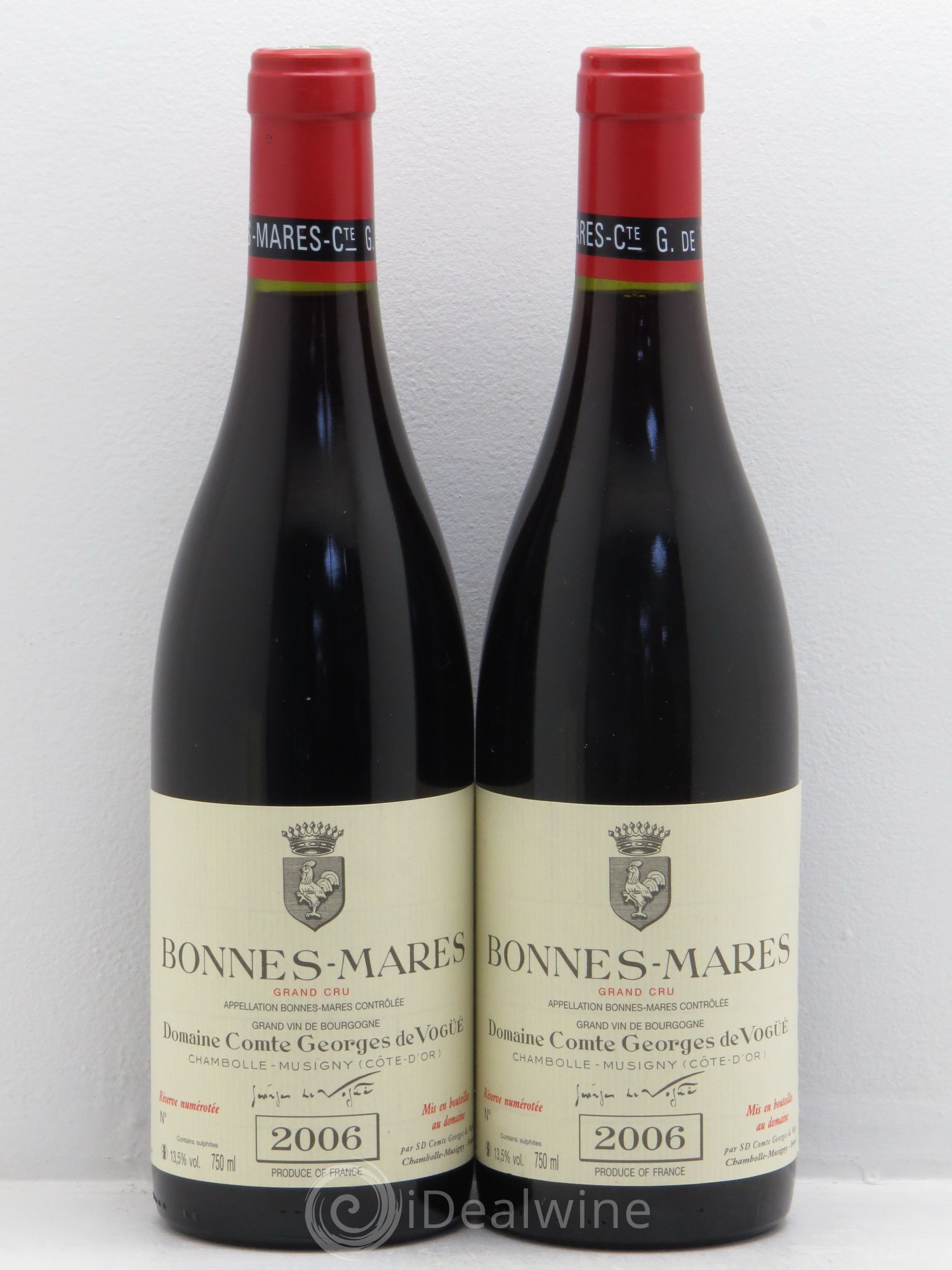Bonnes-Mares Grand Cru Comte Georges de Vogüé 2006 - Lot de 2 bouteilles - 0