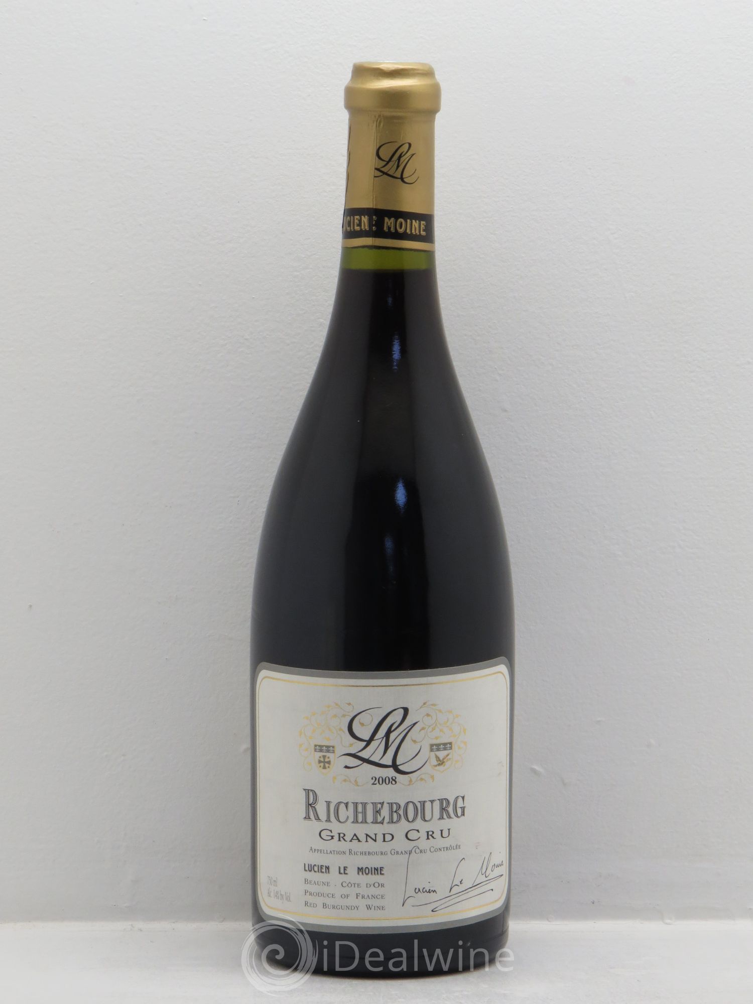 Richebourg Grand Cru Lucien Le Moine 2008 - Lot de 1 bouteille - 0