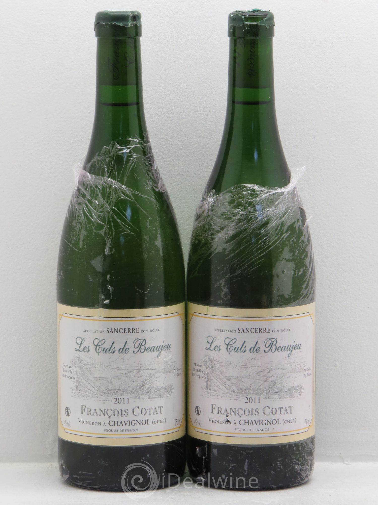 Sancerre Les Culs de Beaujeu François Cotat 2011 - Lot de 2 bouteilles - 0