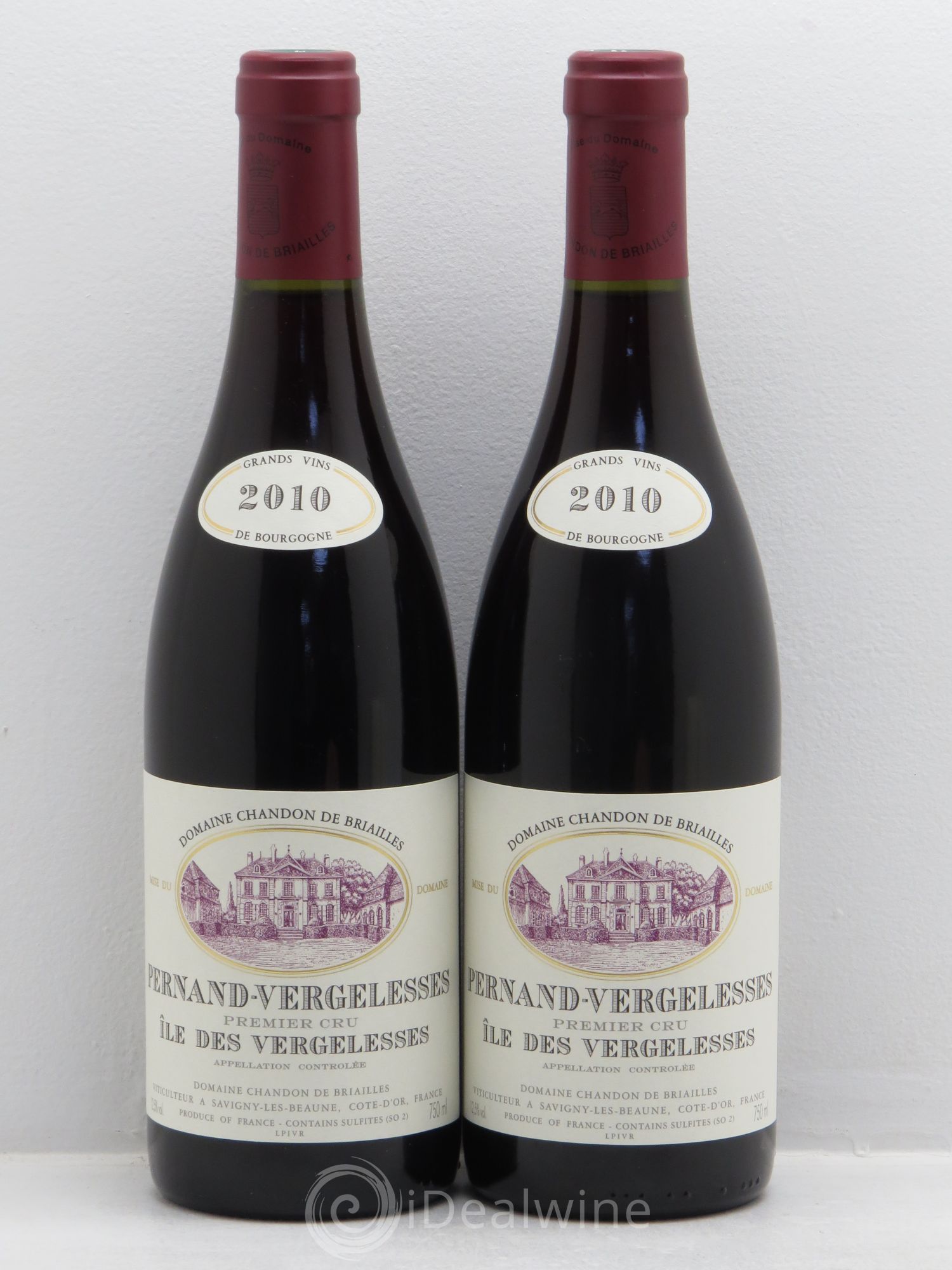 Pernand-Vergelesses 1er Cru 2010 - Lot de 2 bouteilles - 0