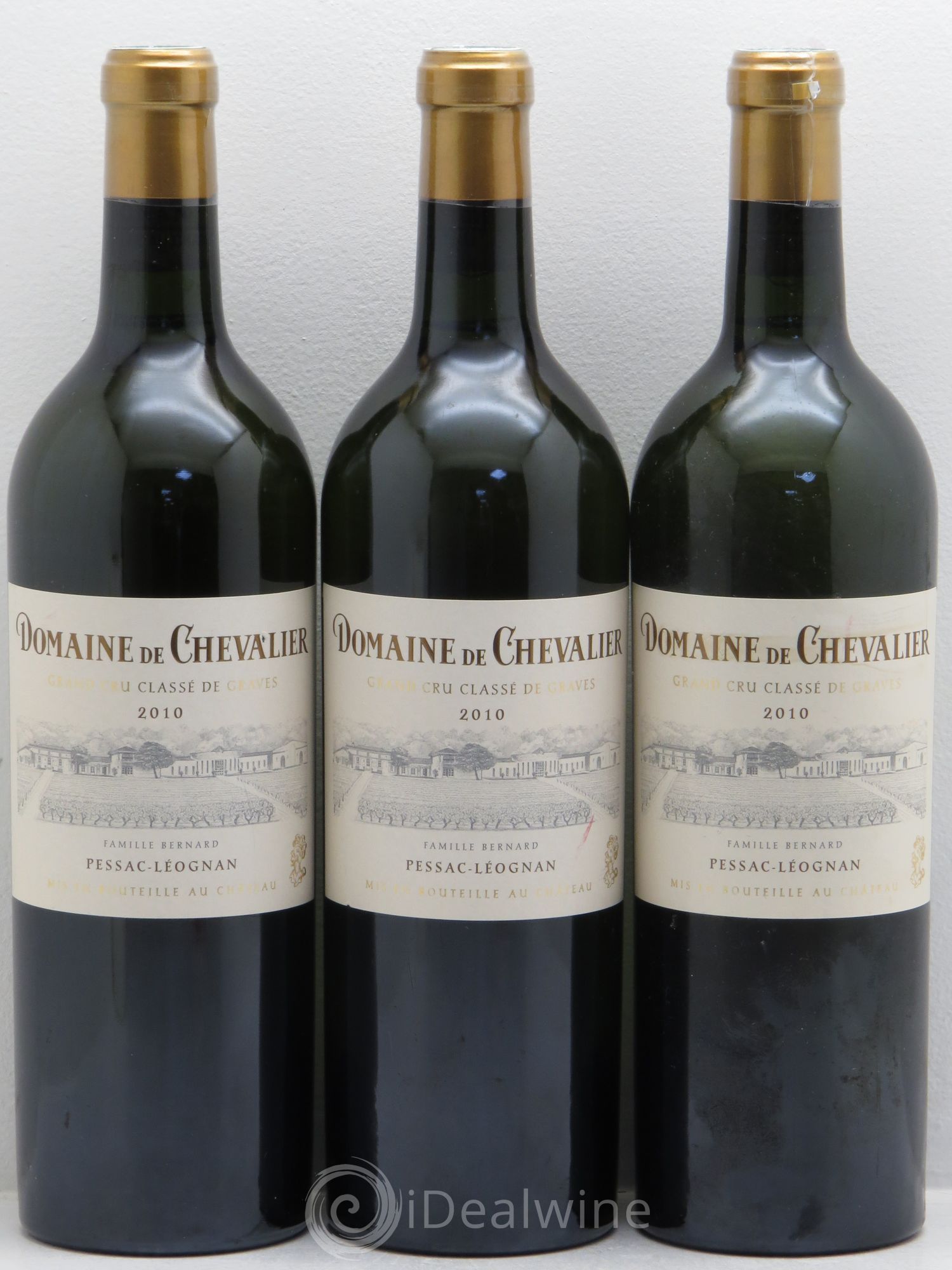 Domaine de Chevalier Cru Classé de Graves 2010 - Lot de 3 bouteilles - 0