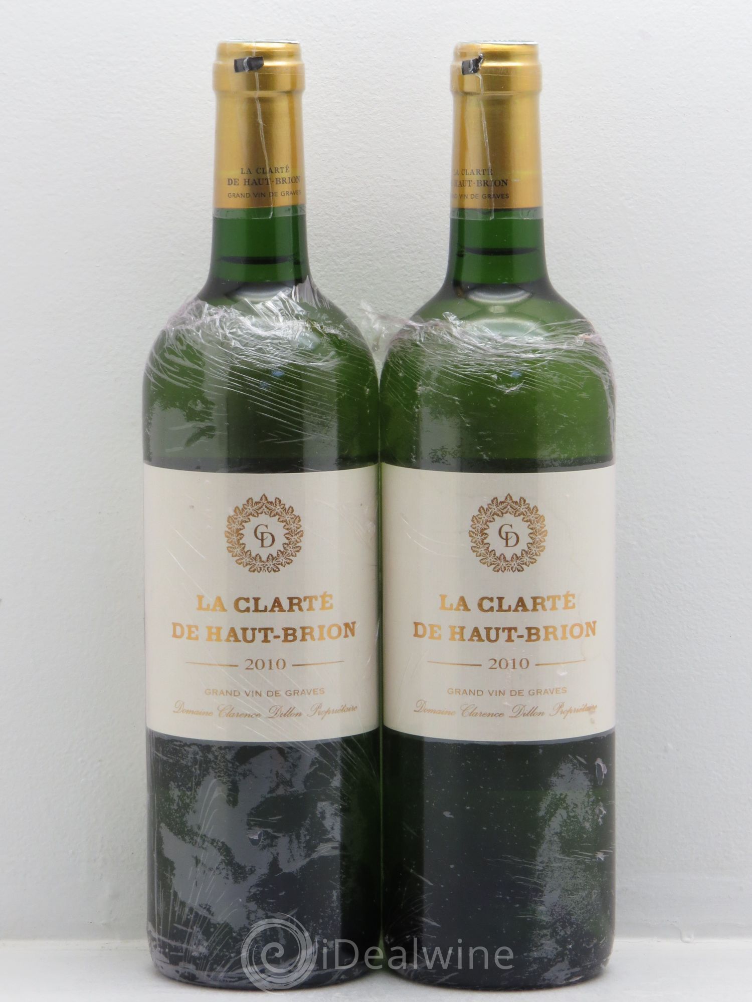 La Clarté de Haut Brion Second Vin 2010 - Lot de 2 bouteilles - 0