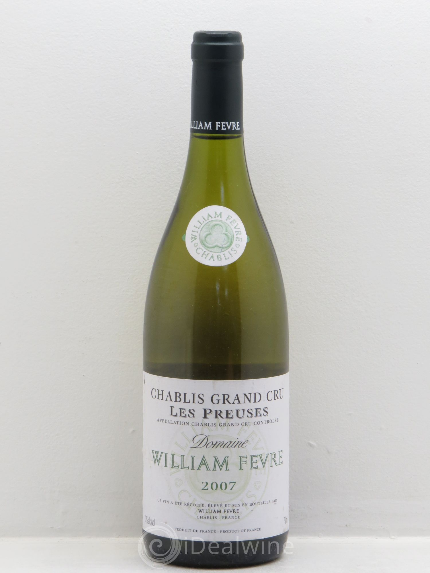 Chablis Grand Cru les Preuses William Fèvre 2007 - Lot de 1 bouteille - 0