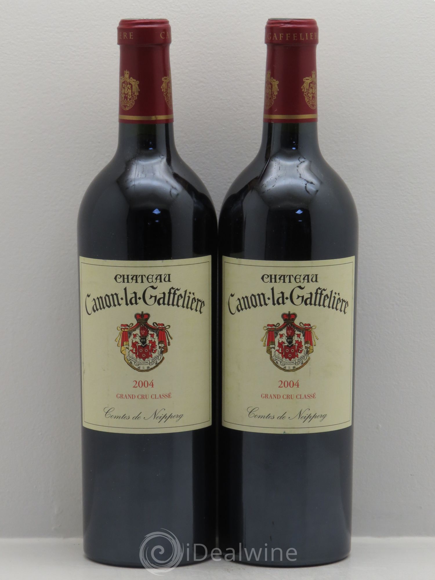 Château Canon la Gaffelière 1er Grand Cru Classé B 2004 - Lot de 2 bouteilles - 0