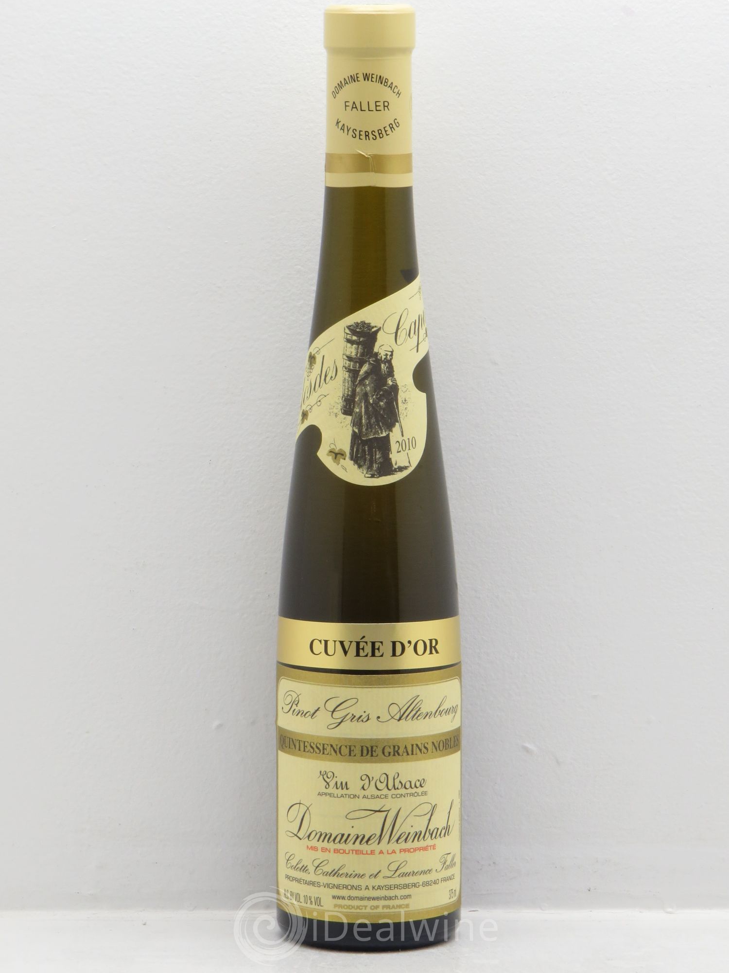 Alsace Pinot Gris Quintessence de Grains Nobles Cuvée d'Or Weinbach (Domaine) 2010 - Lotto di 1 mezza bottiglia - 0