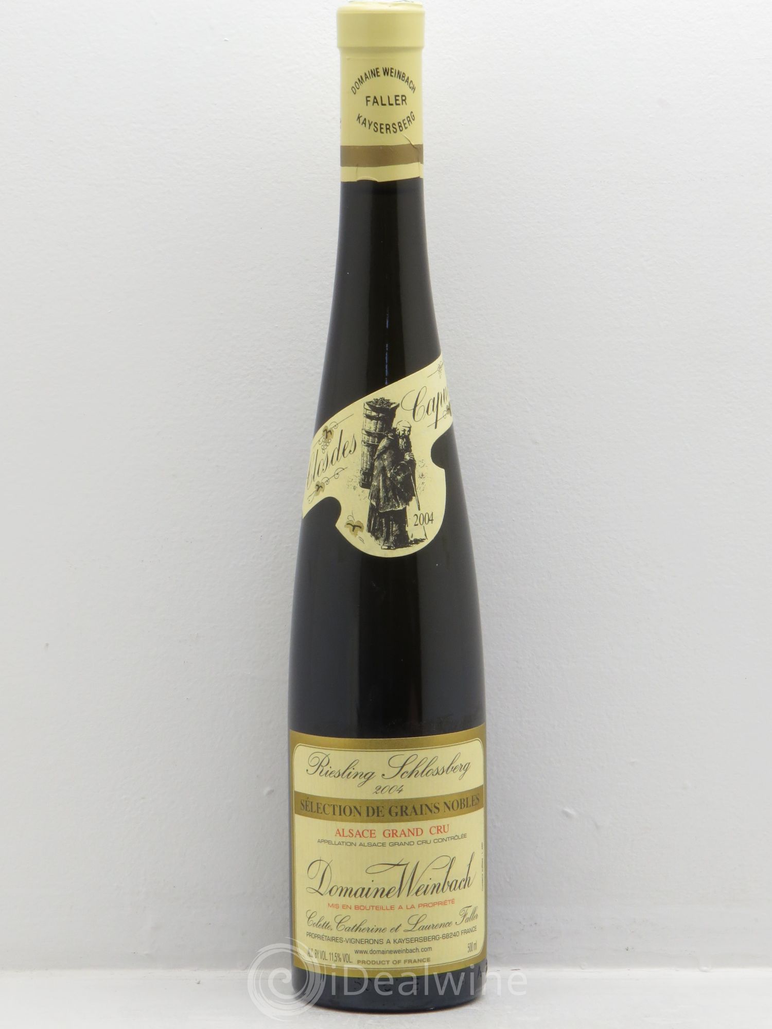Alsace Grand Cru Schlossberg Riesling Weinbach (Domaine) Sélections de Grains Nobles (50cl) 2004 - Posten von 1 Flasche - 0
