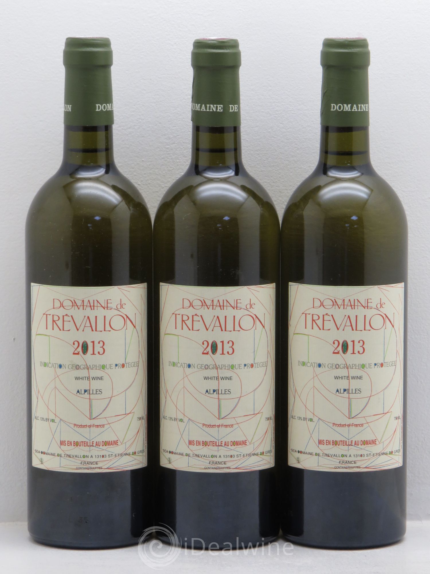 VDP Bouches du Rhône Trévallon (Domaine de) Eloi Dürrbach 2013 - Lot de 3 bouteilles - 0