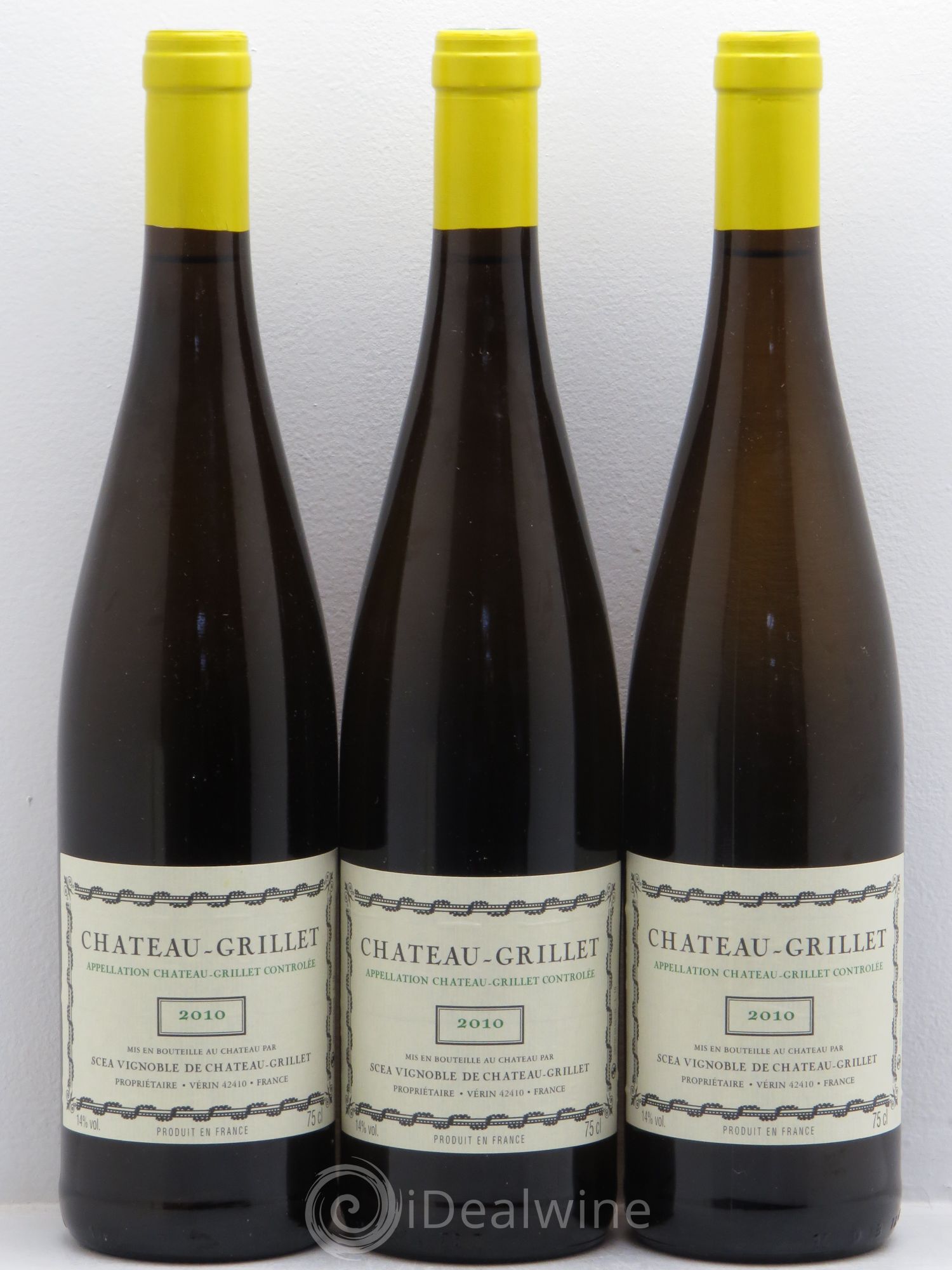 Château Grillet Château-Grillet 2010 - Lot de 3 bouteilles - 0