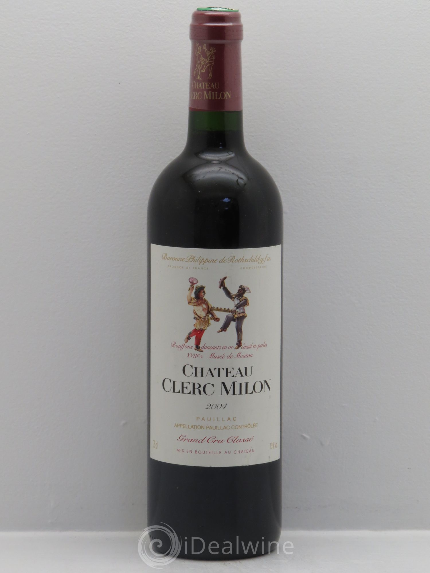 Château Clerc Milon 5ème Grand Cru Classé 2004 - Lot de 1 bouteille - 0