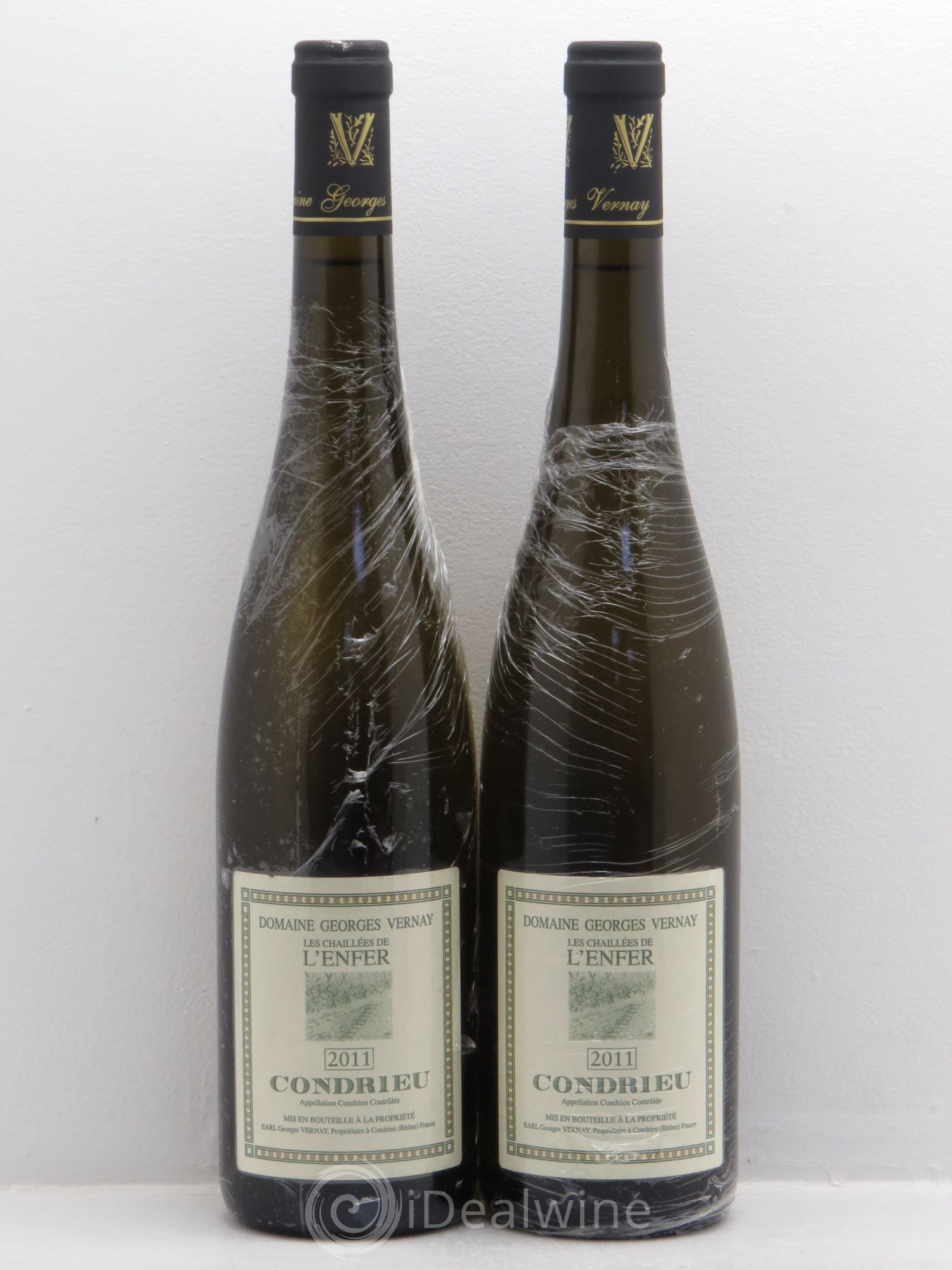 Condrieu Les Chaillées de l'Enfer Georges Vernay 2011 - Lot de 2 bouteilles - 0
