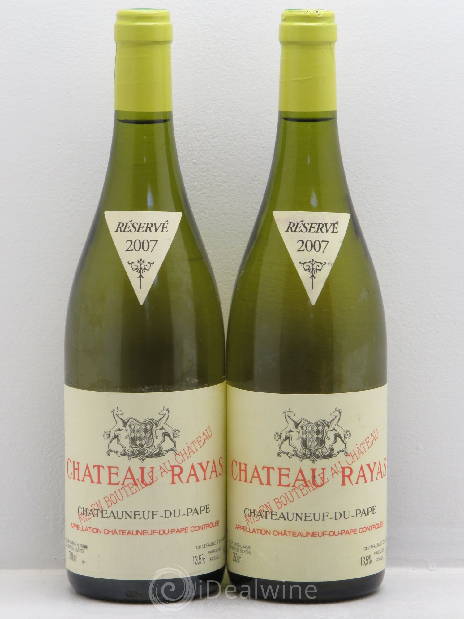 Châteauneuf-du-Pape Château Rayas Emmanuel Reynaud 2007 - Lot de 2 bouteilles - 0