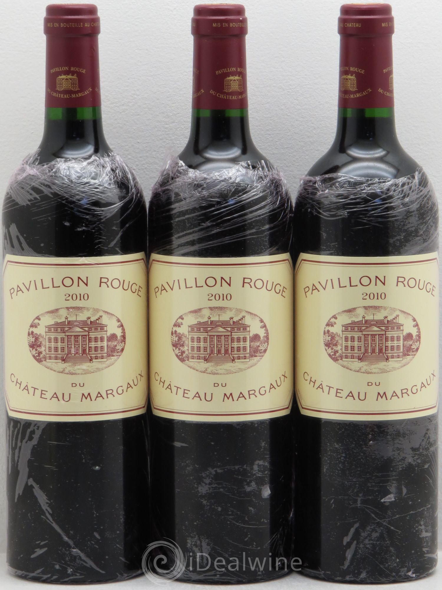 Pavillon Rouge du Château Margaux Second Vin 2010 - Lot de 3 bouteilles - 0