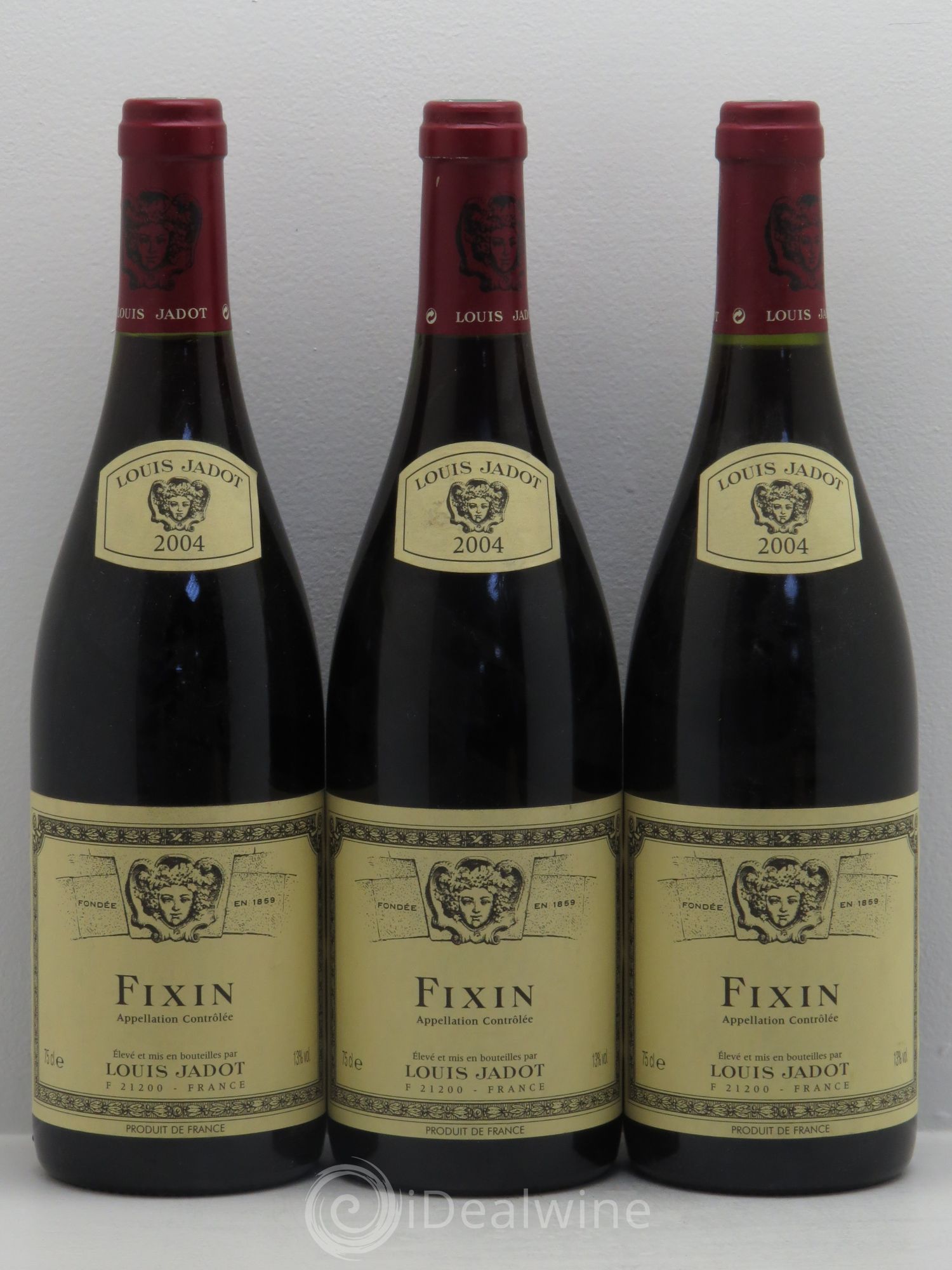 Fixin Louis Jadot 2004 - Lot de 3 bouteilles - 0