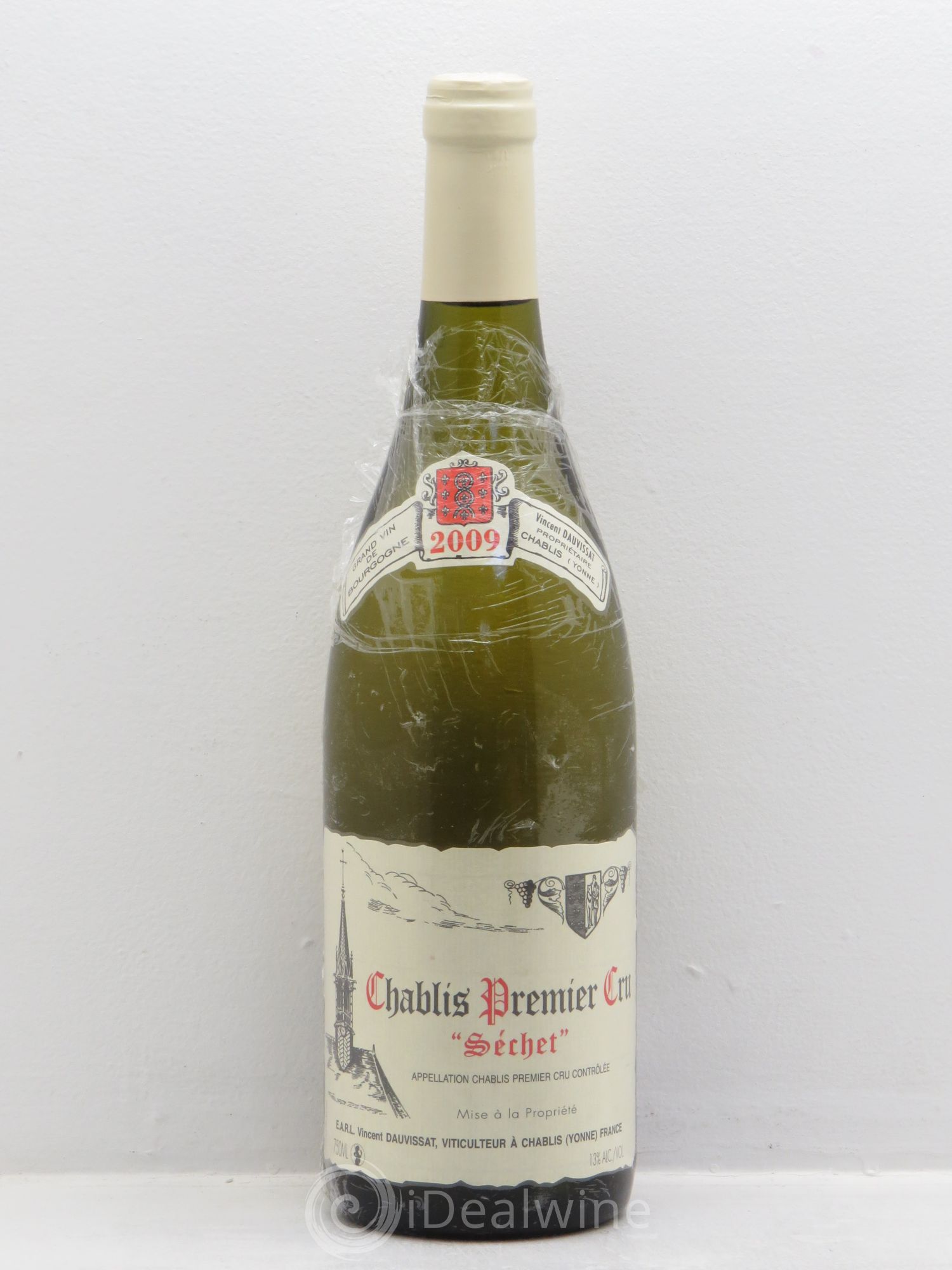 Chablis 1er Cru Séchet Vincent Dauvissat (Domaine) 2009 - Lot de 1 bouteille - 0