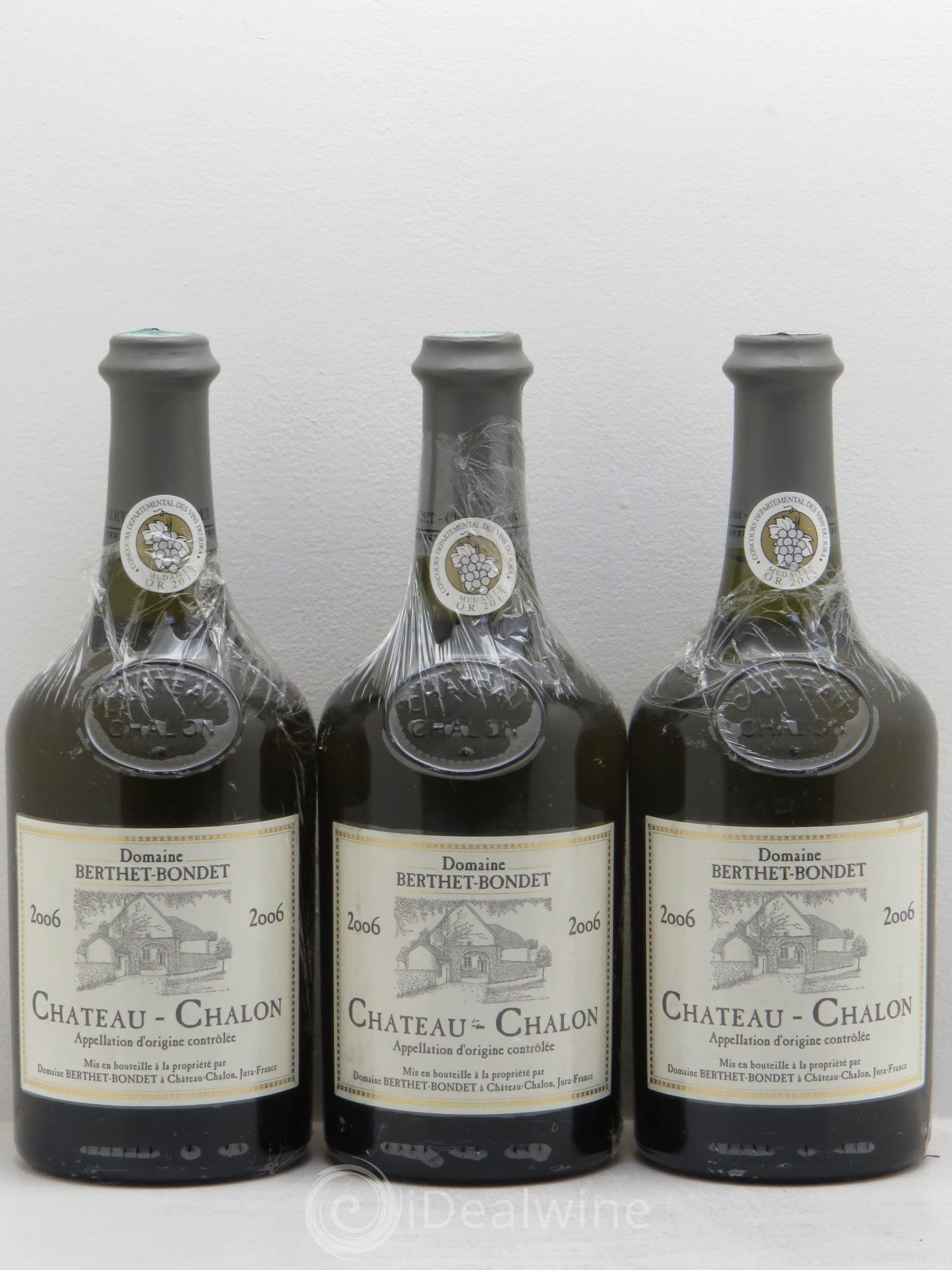 Château-Chalon Berthet-Bondet 2006 - Lot de 3 bouteilles - 0