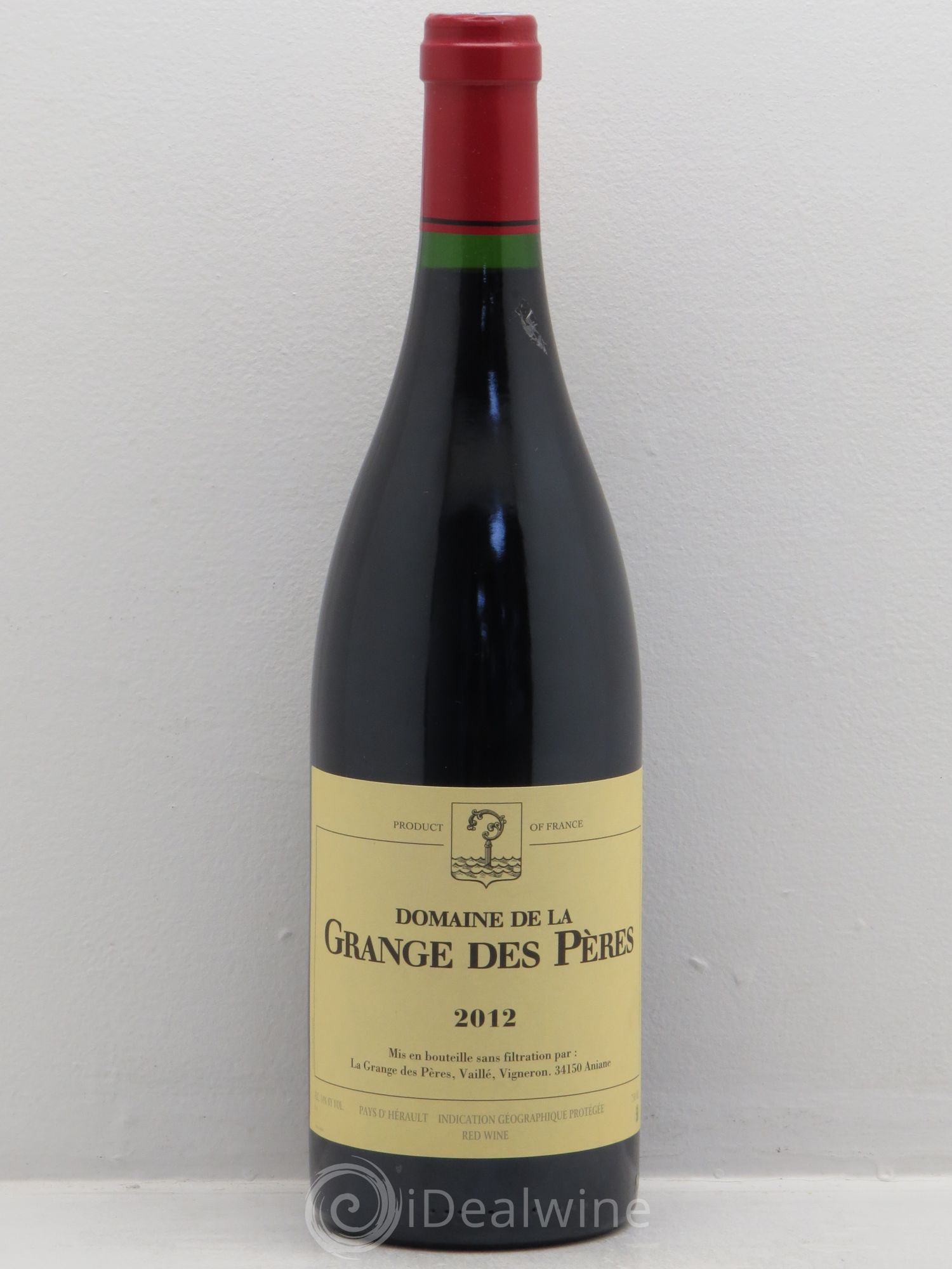 Pays d'Hérault Grange des Pères Laurent Vaillé 2012 - Lot de 1 bouteille - 0