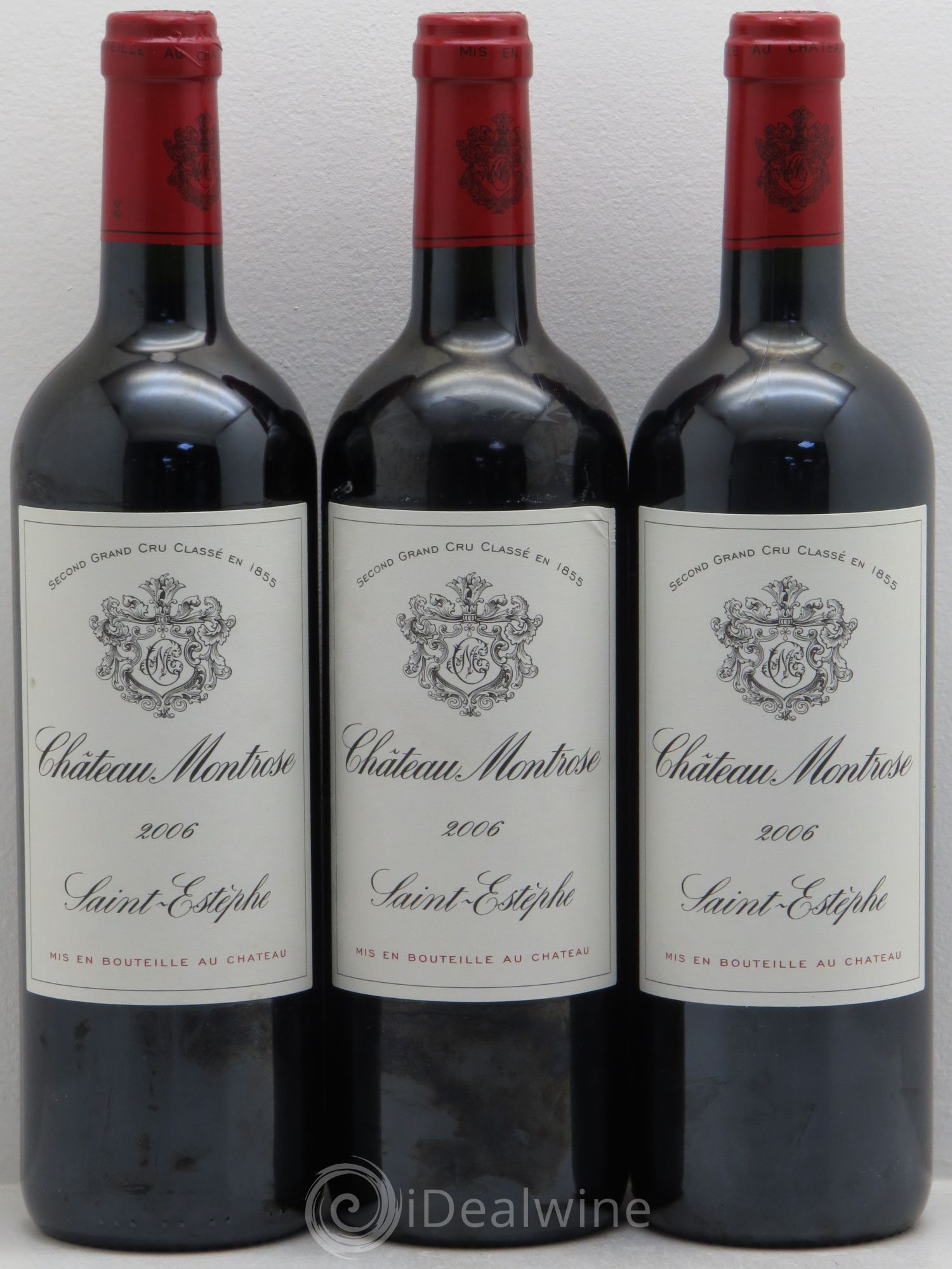 Château Montrose 2ème Grand Cru Classé 2006 - Lot de 3 bouteilles - 0
