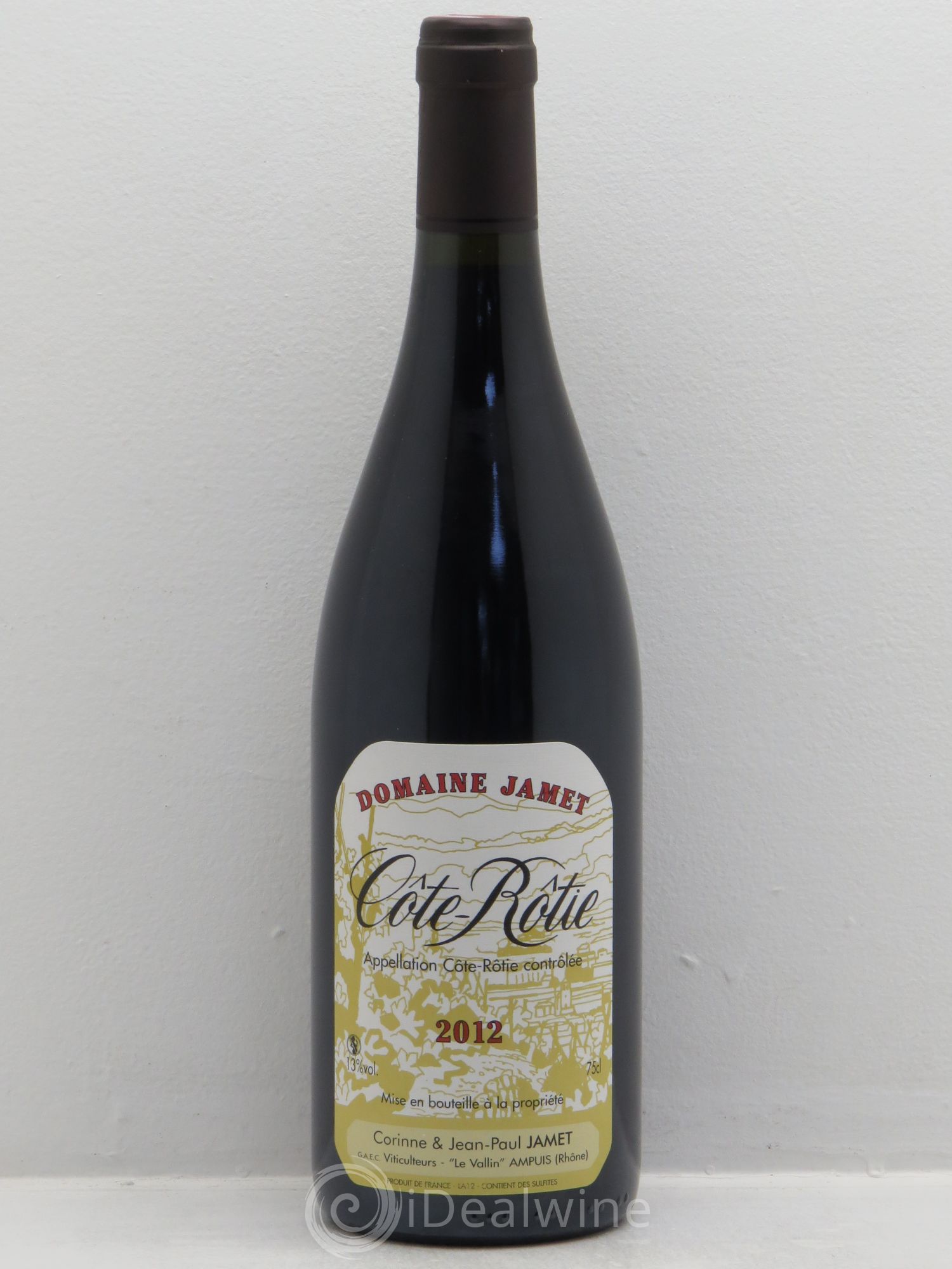 Côte-Rôtie Jamet (Domaine) 2012 - Lot de 1 bouteille - 0