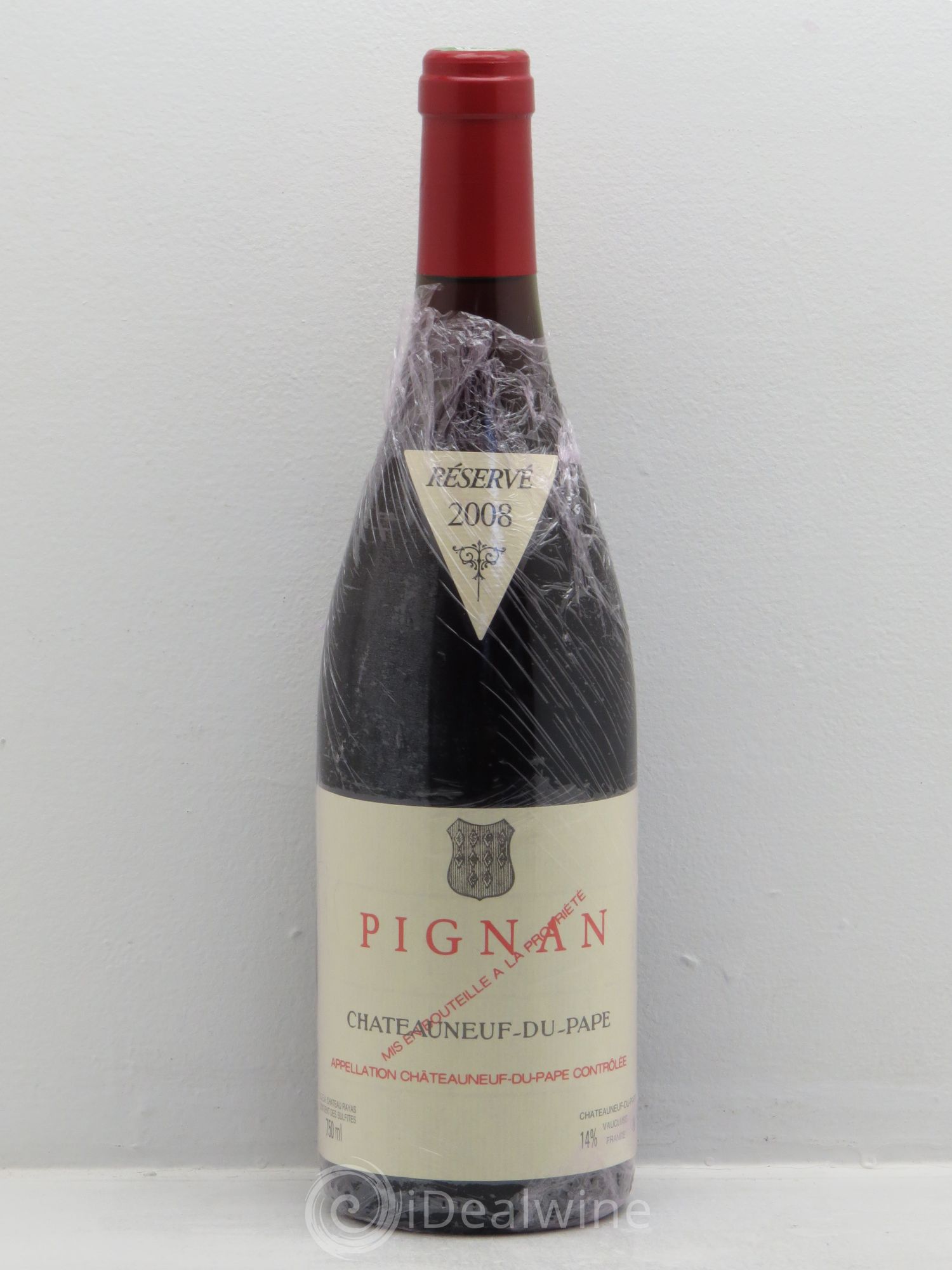 Châteauneuf-du-Pape Pignan Emmanuel Reynaud 2008 - Lot de 1 bouteille - 0