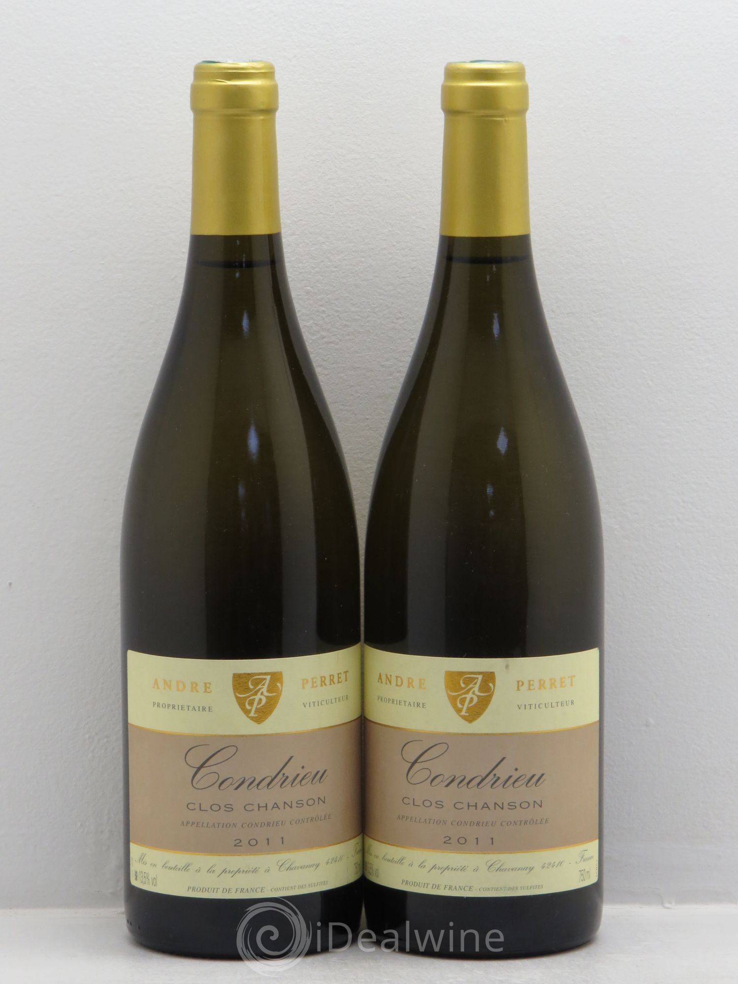 Condrieu Clos Chanson André Perret 2011 - Posten von 2 Flaschen - 0