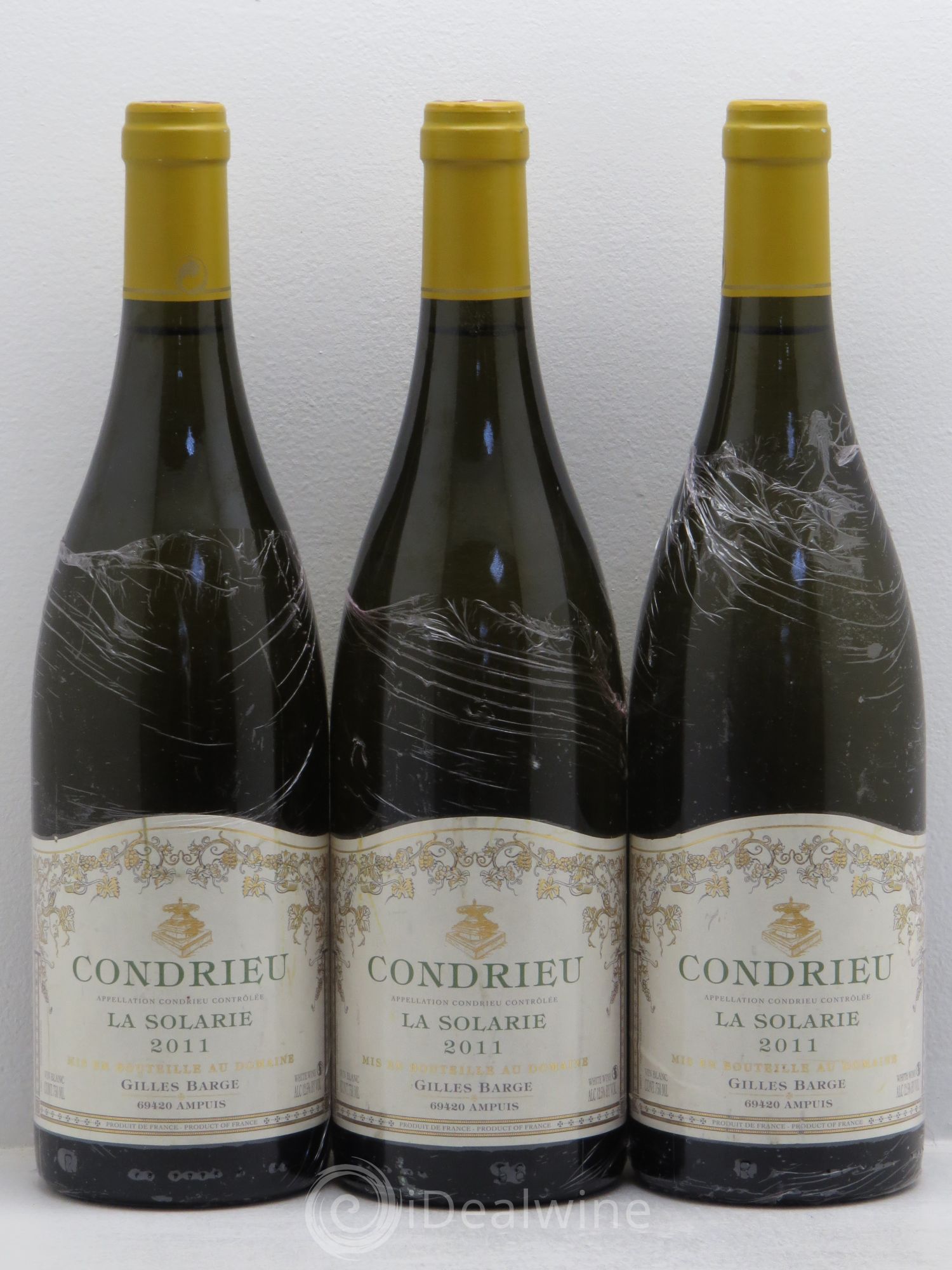 Condrieu La Solari - Gilles Barge 2011 - Posten von 3 Flaschen - 0