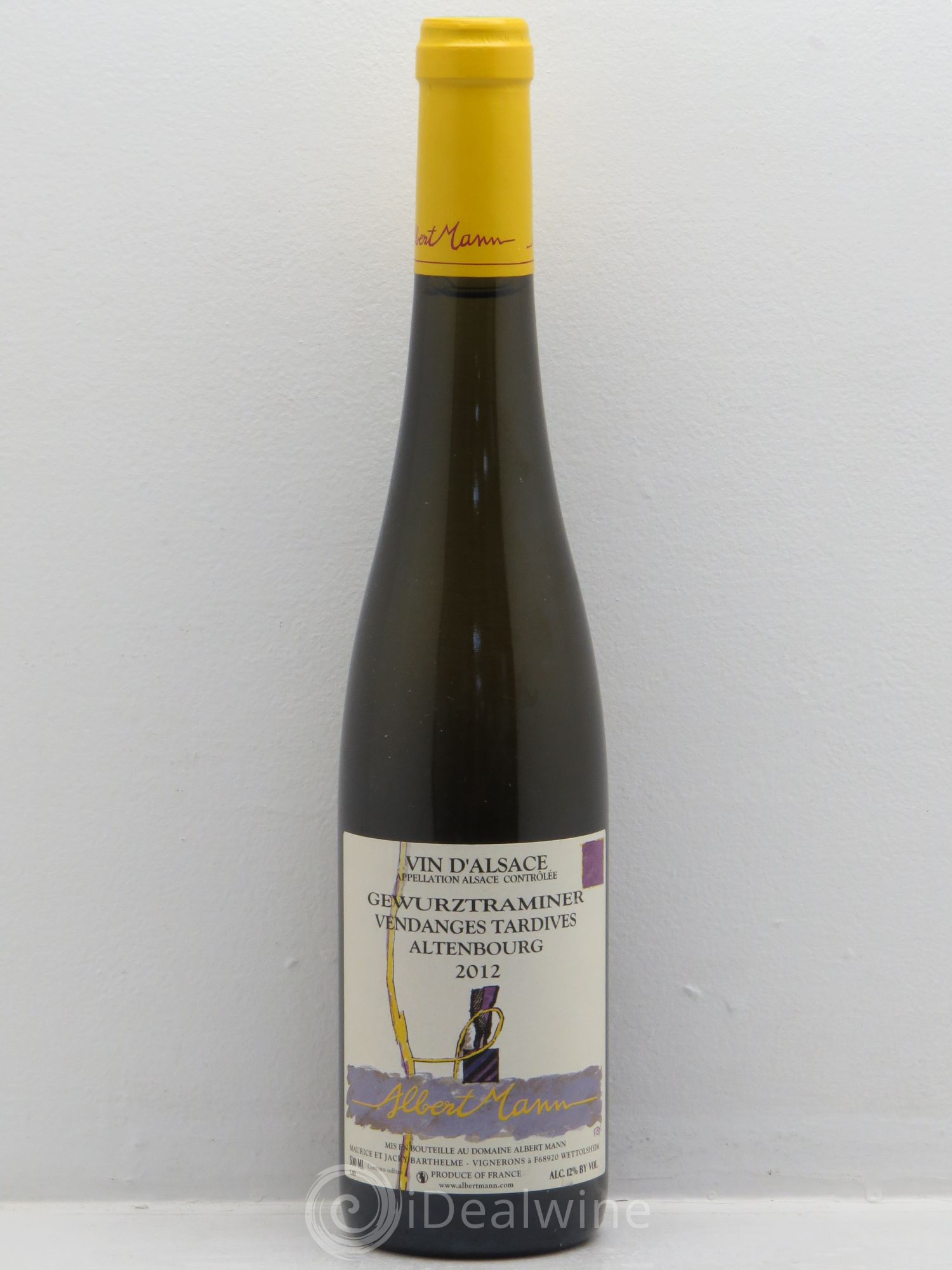 Gewurztraminer Vendanges Tardives Altenbourg Albert Mann (50cl) 2012 - Lotto di 1 bottiglia - 0