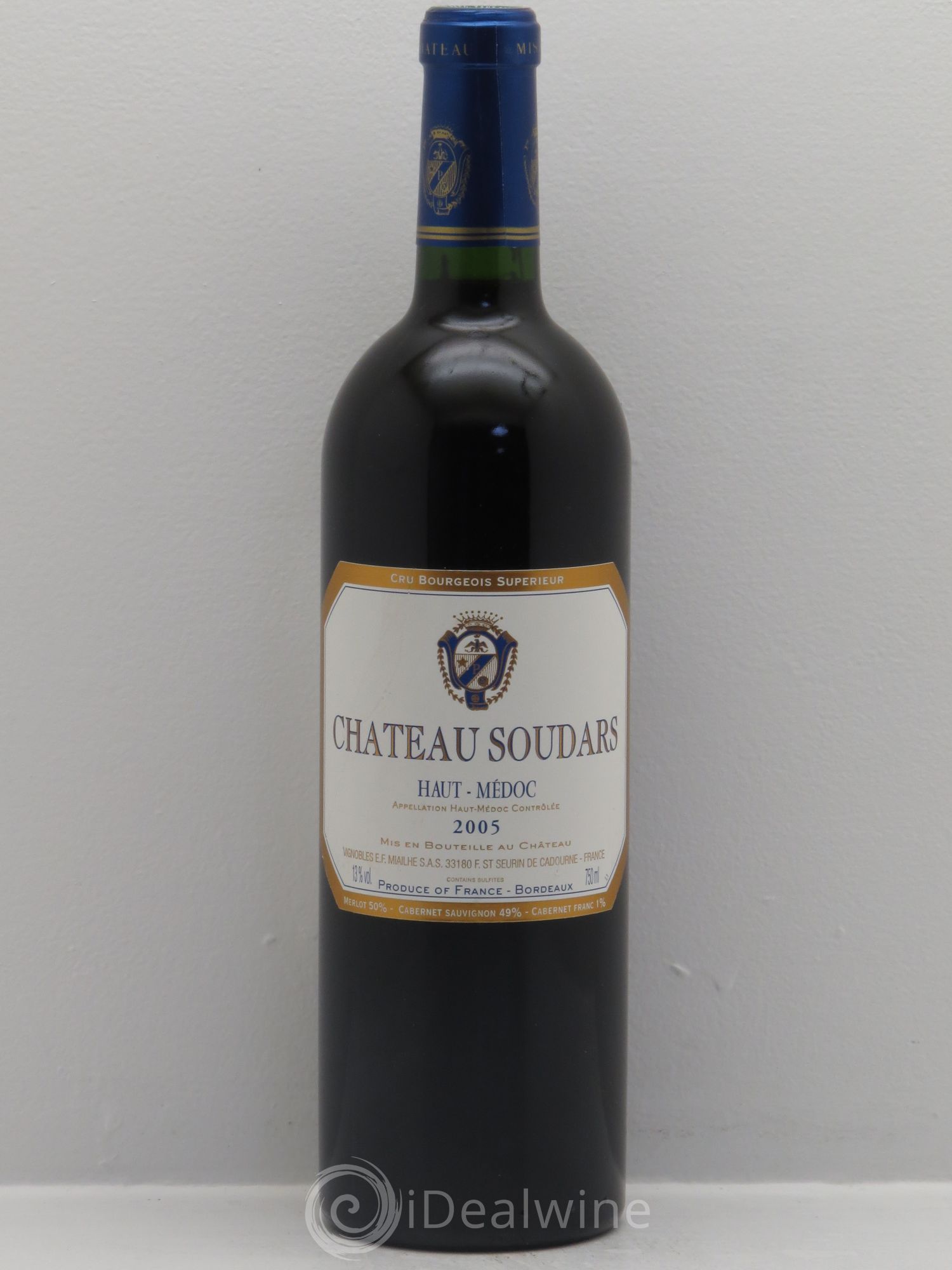 Château Soudars Cru Bourgeois 2005 - Lot de 1 bouteille - 0