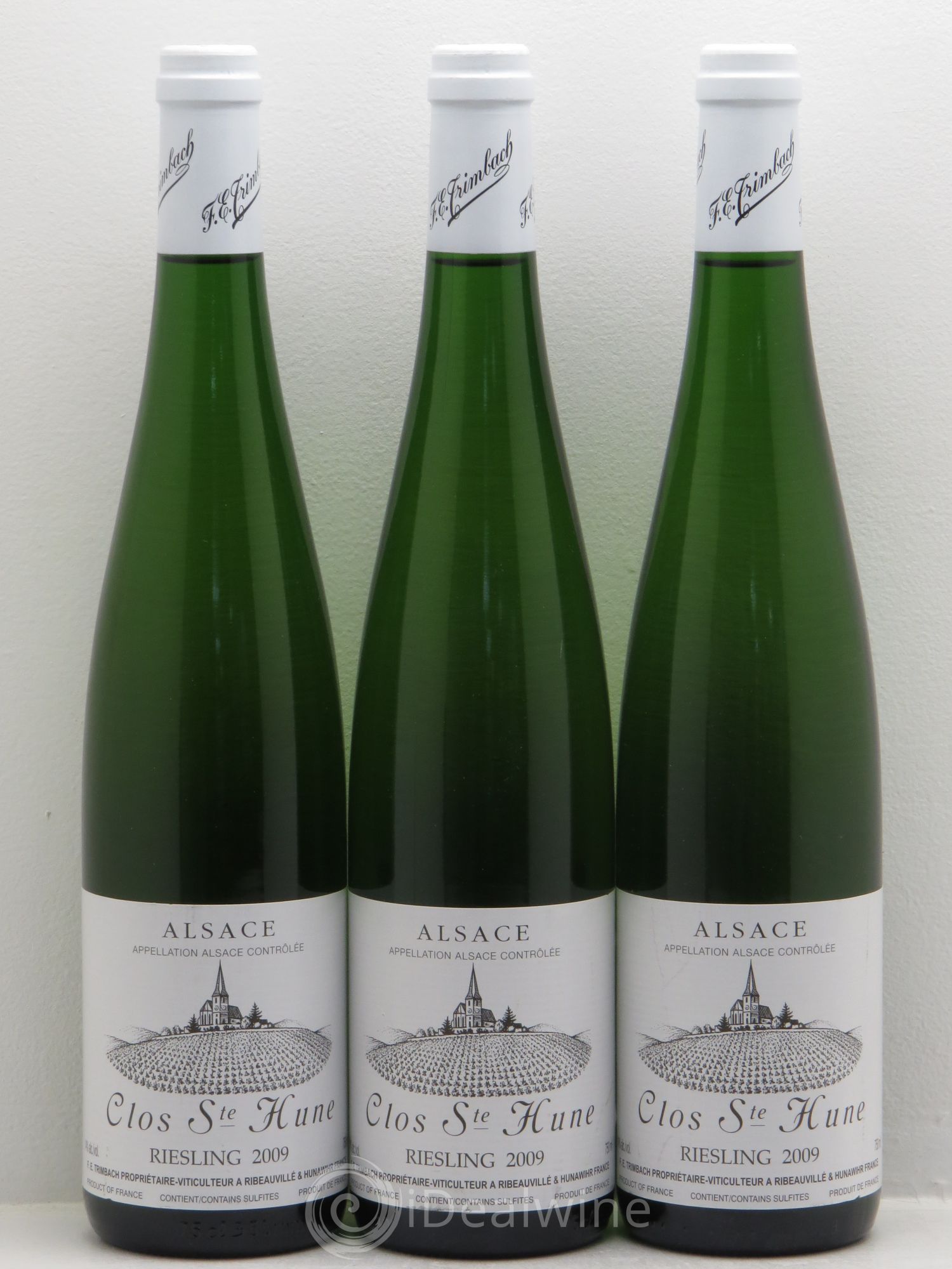 Alsace Riesling Clos Sainte-Hune Trimbach (Domaine) 2009 - Lot de 3 bouteilles - 0