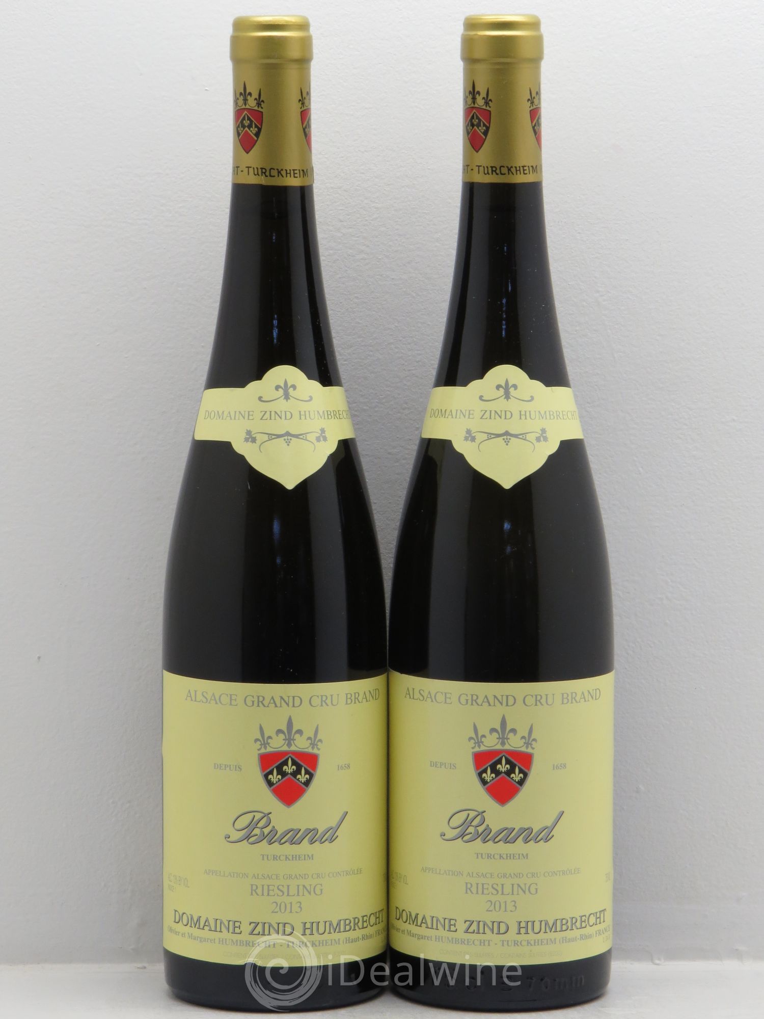 Alsace Riesling Grand Cru Brand Zind-Humbrecht (Domaine) 2013 - Lot de 2 bouteilles - 0