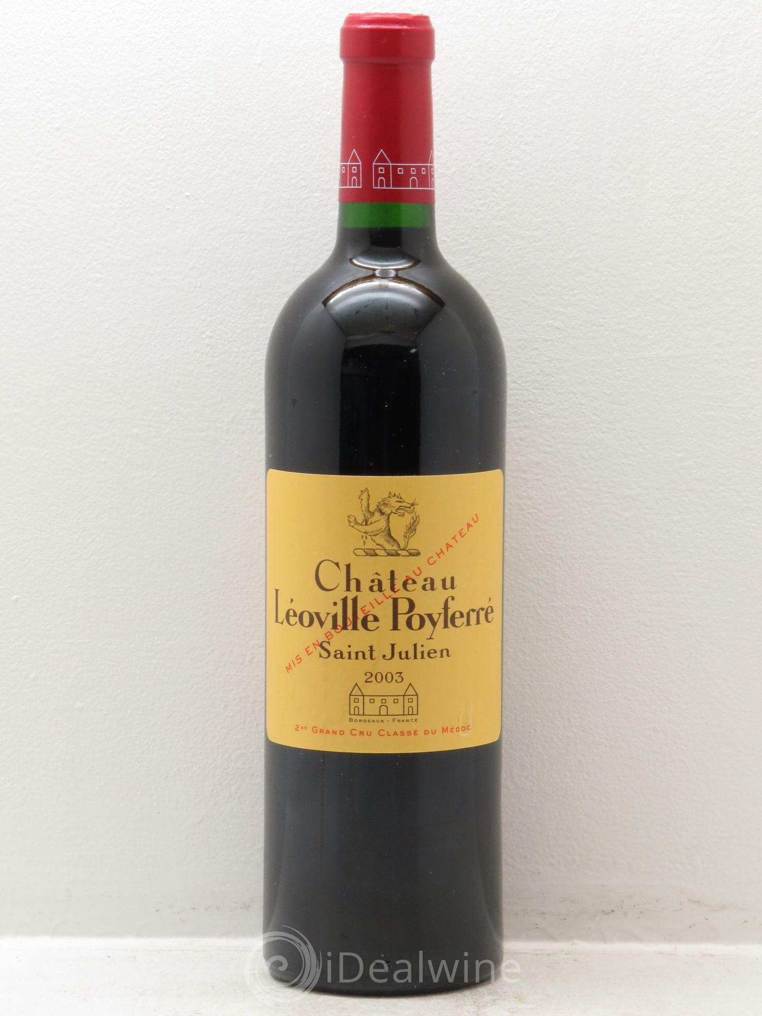 Château Léoville Poyferré 2ème Grand Cru Classé 2003 - Lot de 6 bouteilles - 0