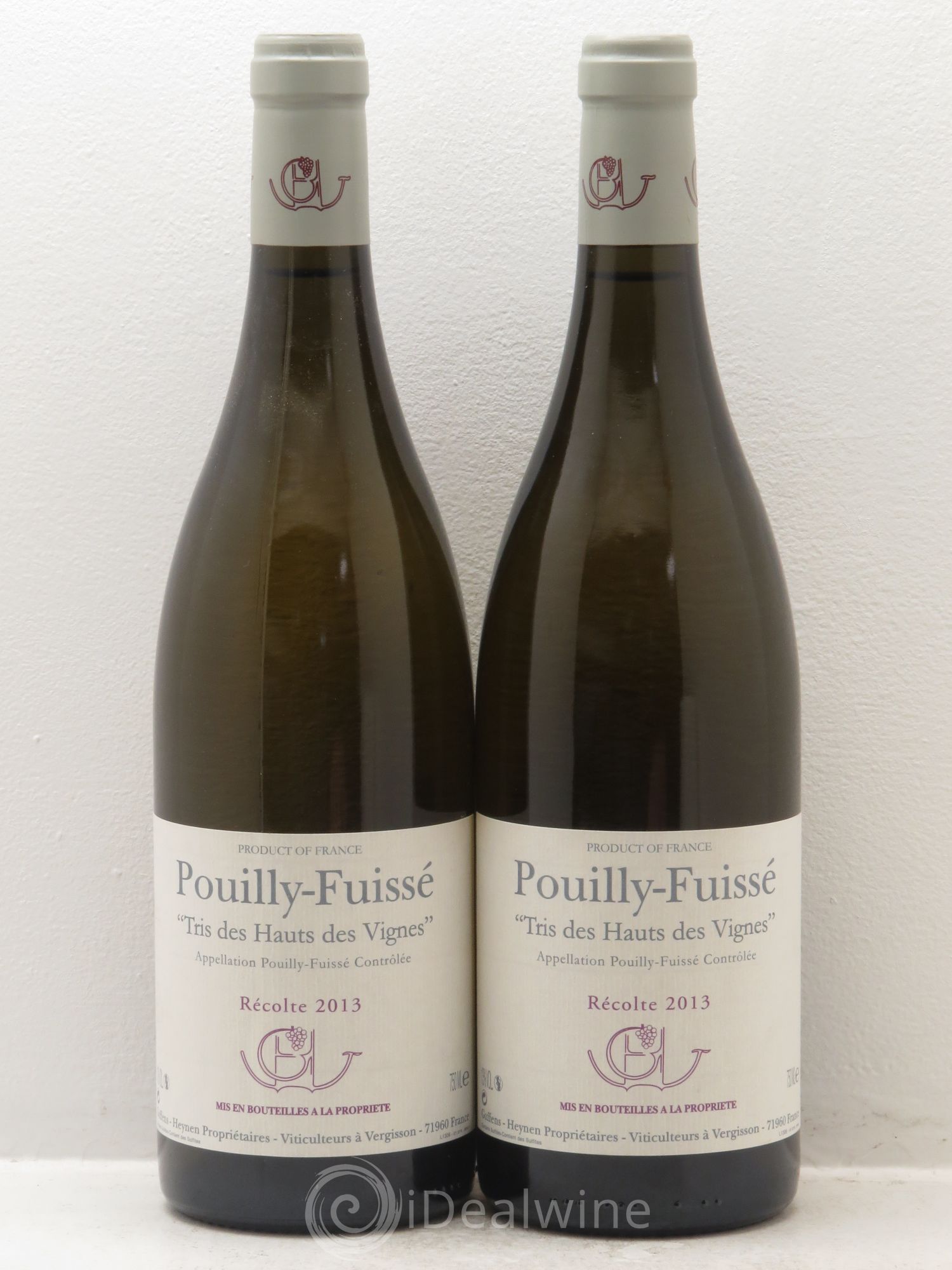 Pouilly-Fuissé Tris des Hauts des Vignes Guffens-Heynen 2013 - Lot de 2 bouteilles - 0