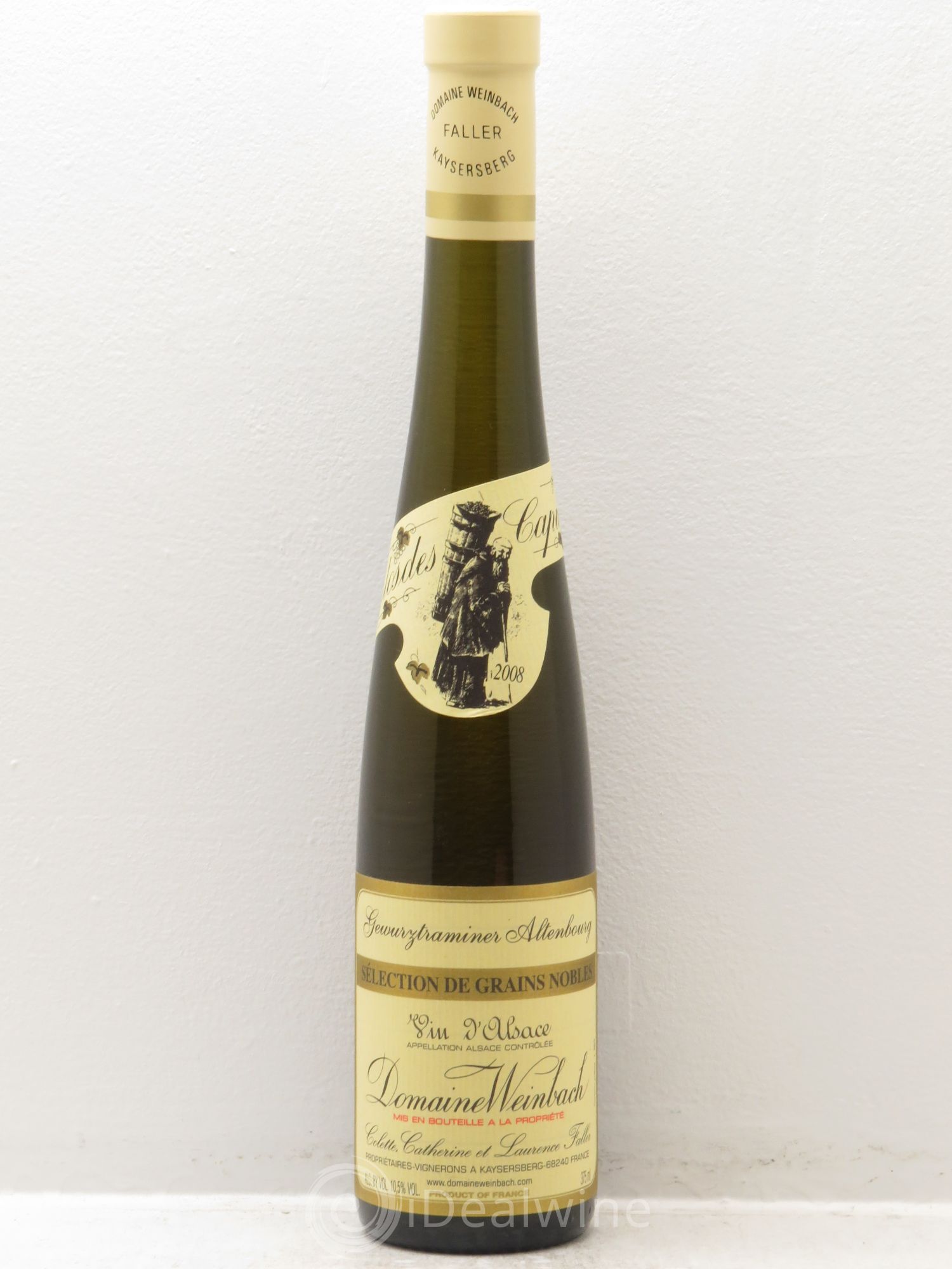 Alsace Gewurztraminer Altenbourg Sélection Grains Nobles Weinbach (Domaine) 2008 - Lotto di 1 mezza bottiglia - 0
