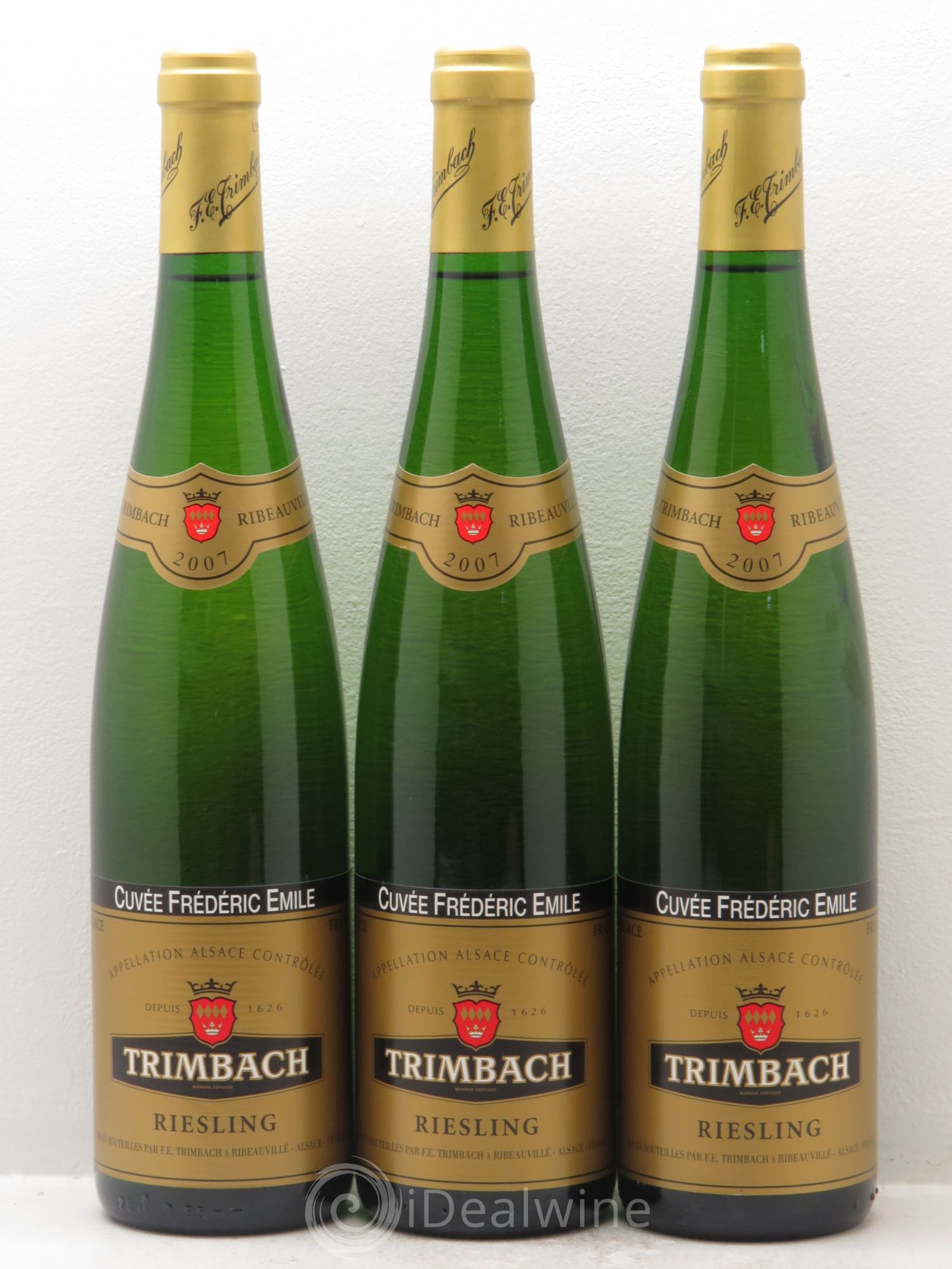 Alsace Riesling Cuvée Frédéric Emile Trimbach (Domaine) 2007 - Lot de 3 bouteilles - 0