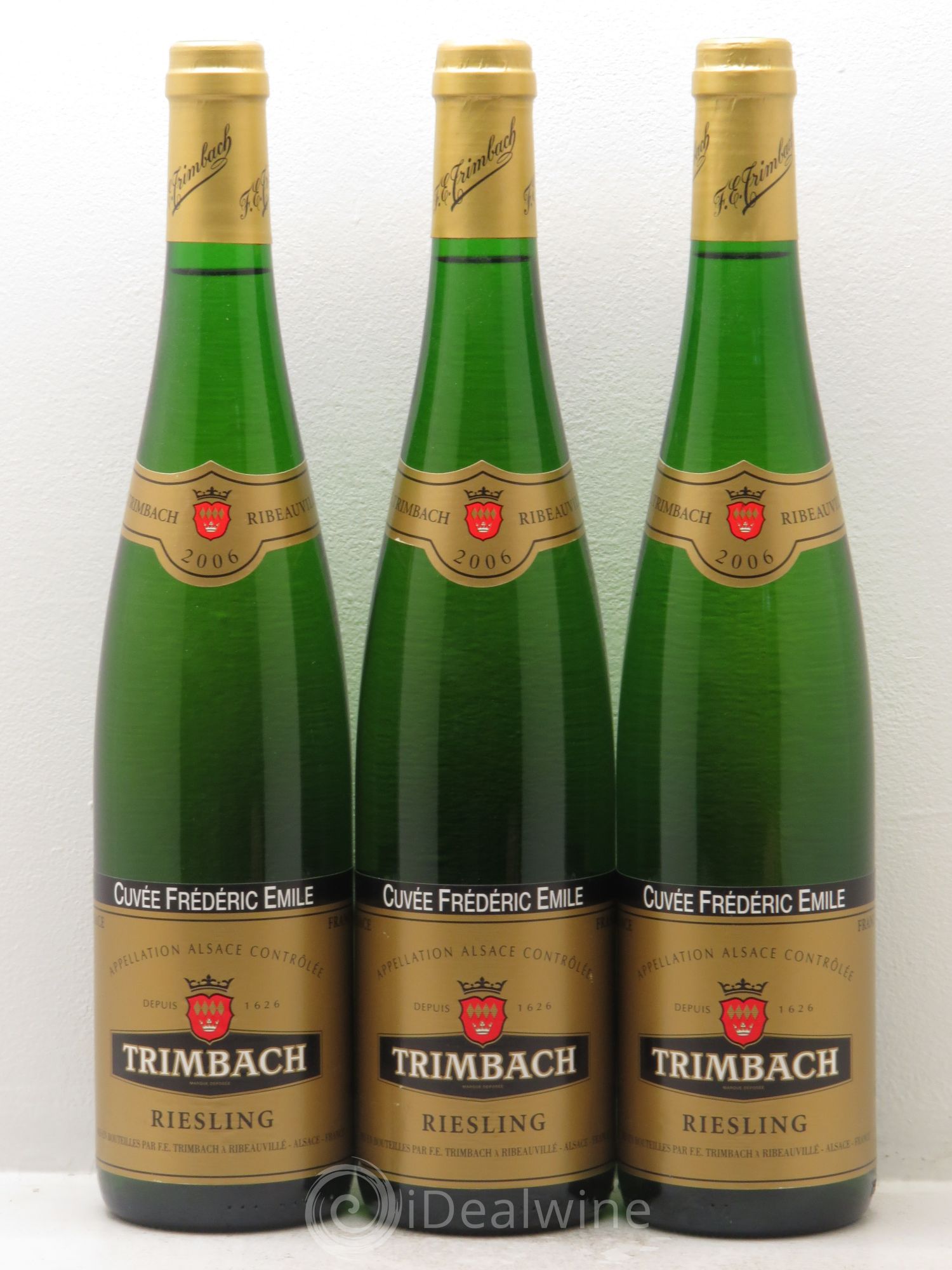 Alsace Riesling Cuvée Frédéric Emile Trimbach (Domaine) 2006 - Lot de 3 bouteilles - 0