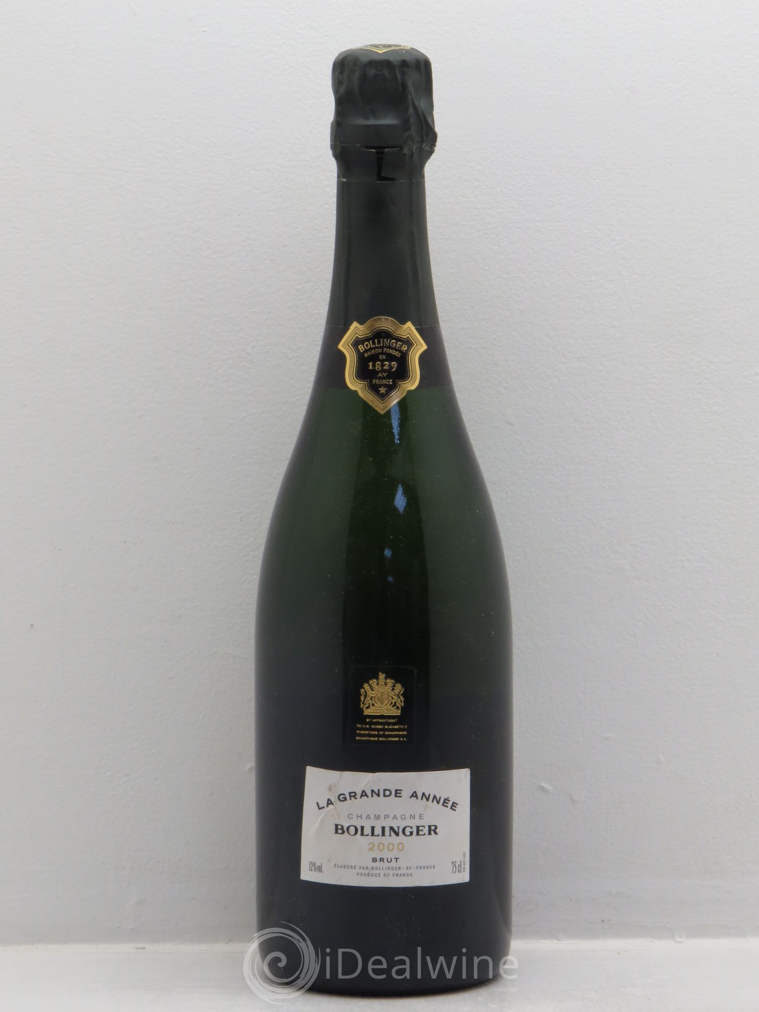 La Grande Année Brut Bollinger 2000 - Lot de 1 bouteille - 0