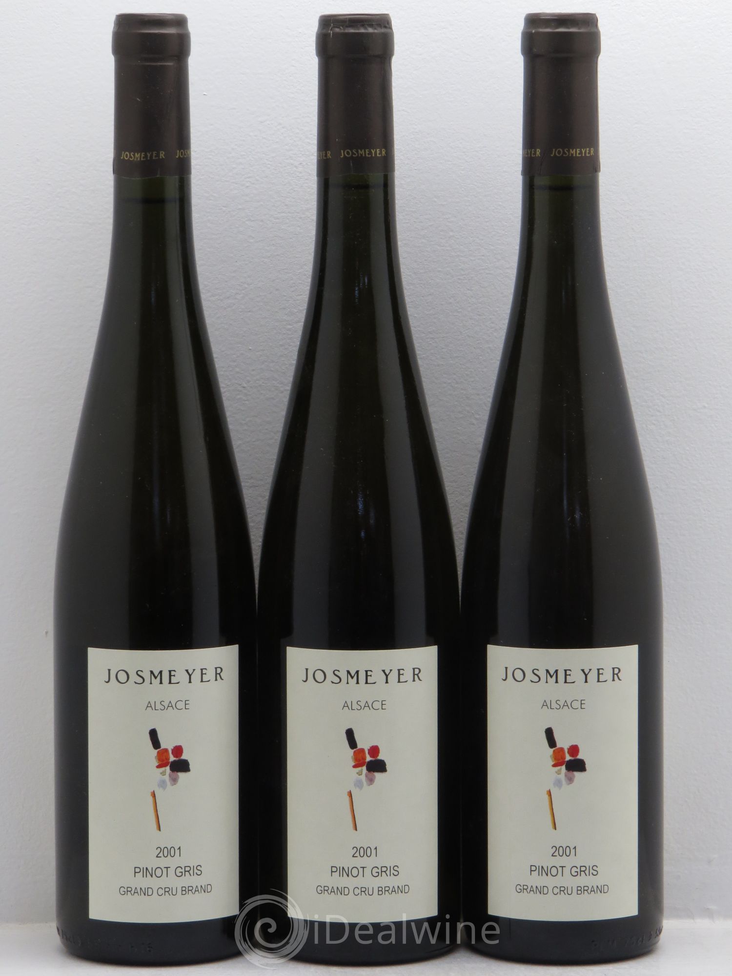 Pinot Gris Brand 2001 - Lot de 3 bouteilles - 0