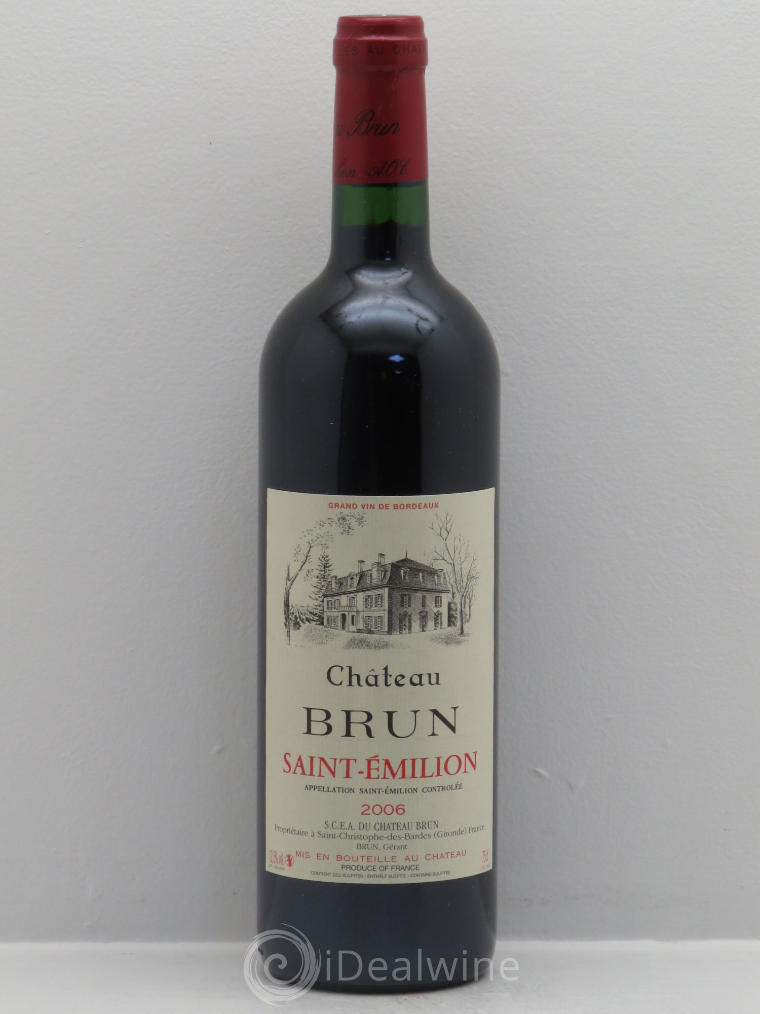 Saint-Émilion Château Brun 2006 - Posten von 1 Flasche - 0