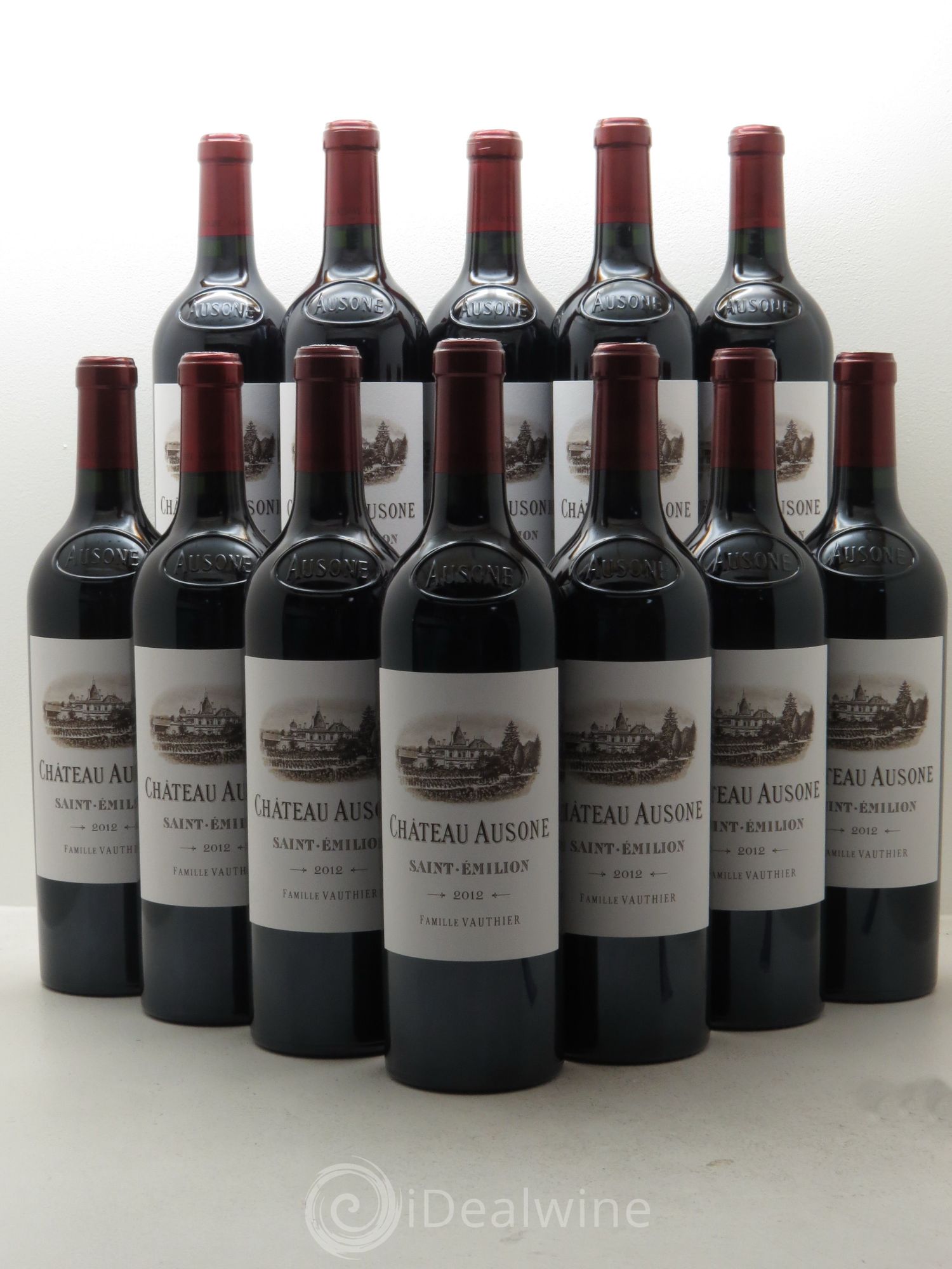 Château Ausone 1er Grand Cru Classé A 2012 - Lot de 12 bouteilles - 0