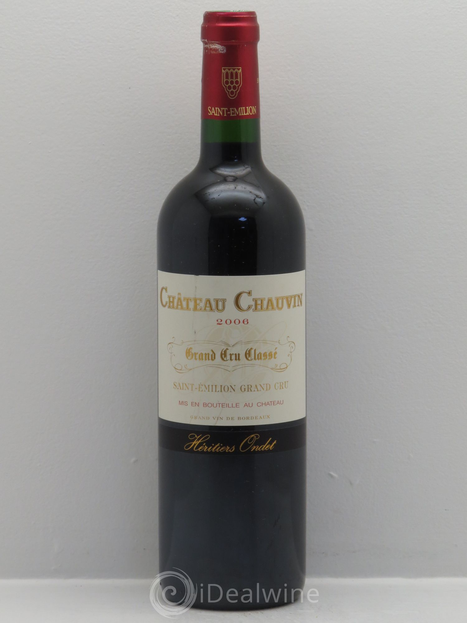 Château Chauvin Grand Cru Classé 2006 - Lot de 1 bouteille - 0
