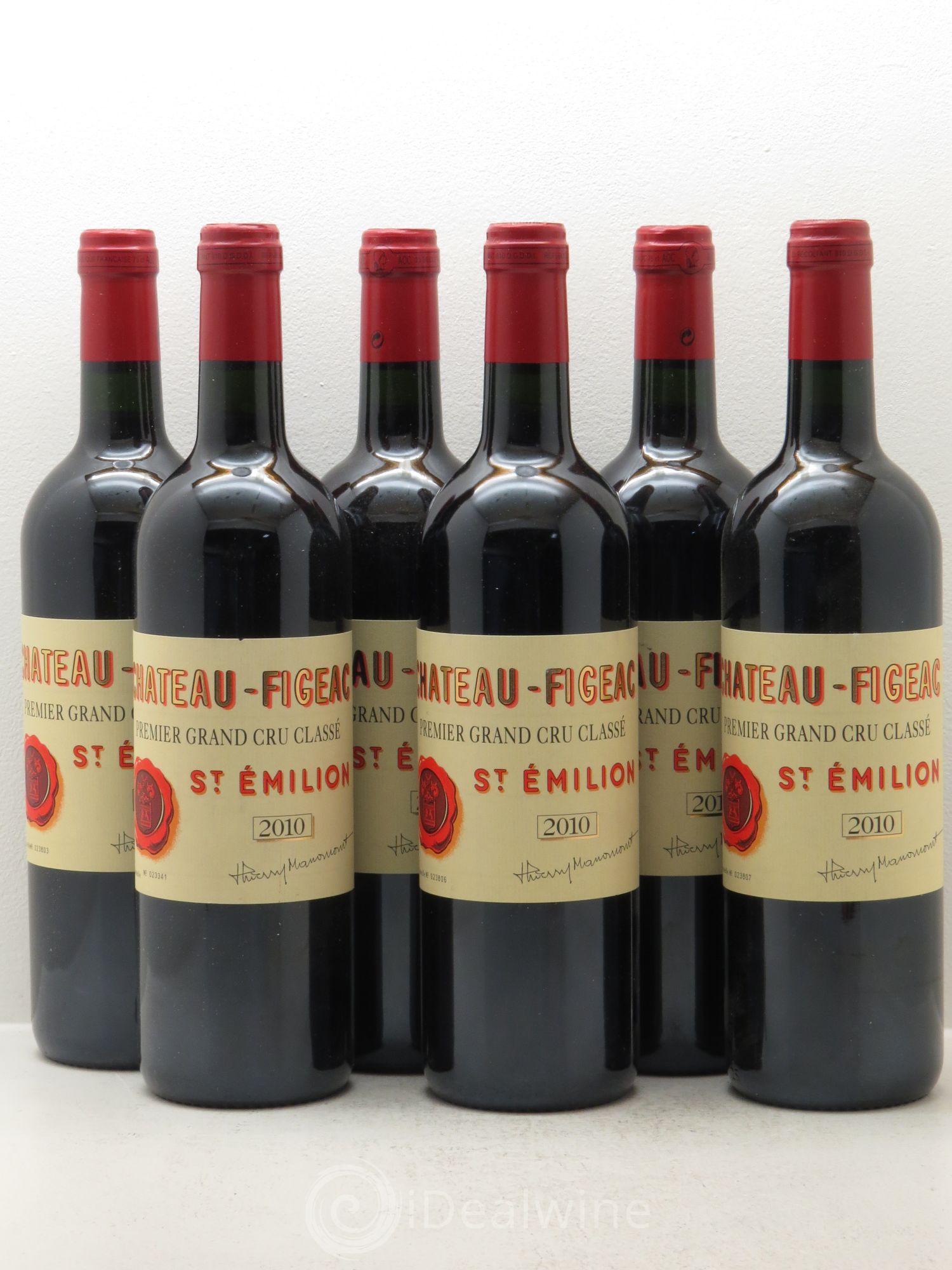 Château Figeac 1er Grand Cru Classé A 2010 - Lot de 6 bouteilles - 0
