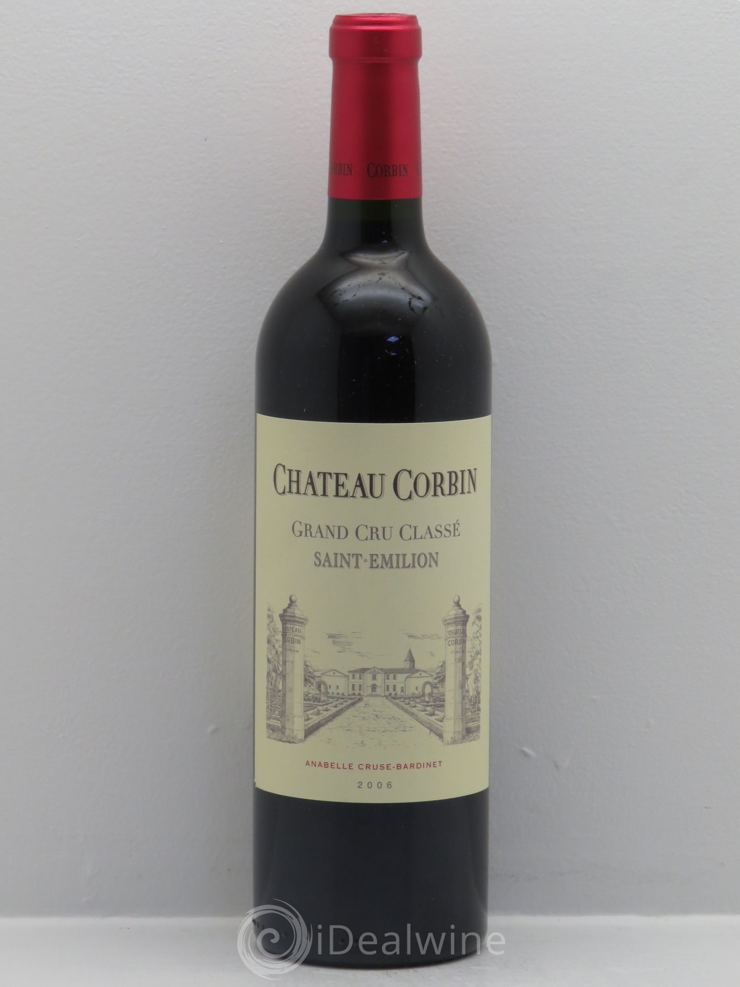 Château Corbin Grand Cru Classé 2006 - Lot de 1 bouteille - 0