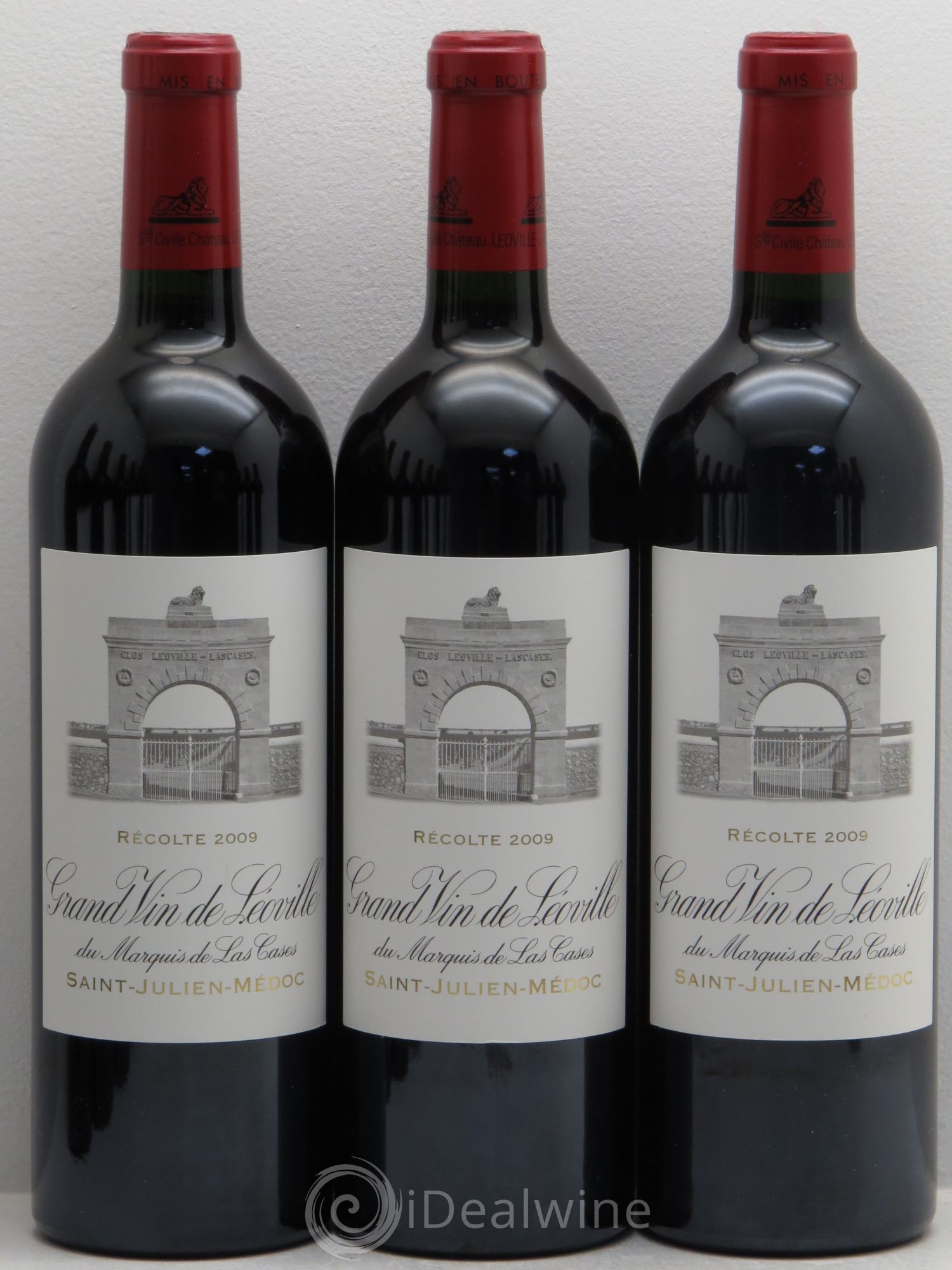 Château Léoville Las Cases 2ème Grand Cru Classé 2009 - Lot de 12 bouteilles - 1