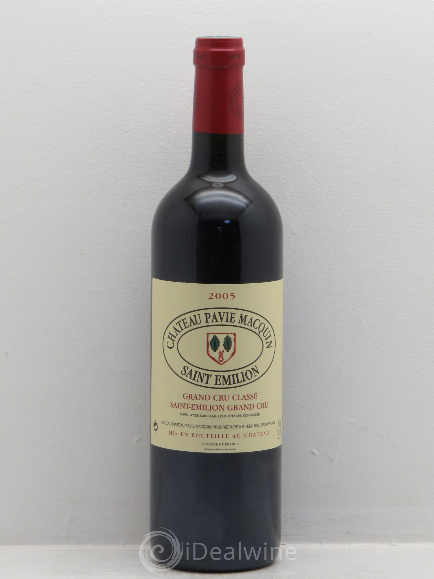 Château Pavie Macquin 1er Grand Cru Classé B 2005 - Lot de 6 bouteilles - 0