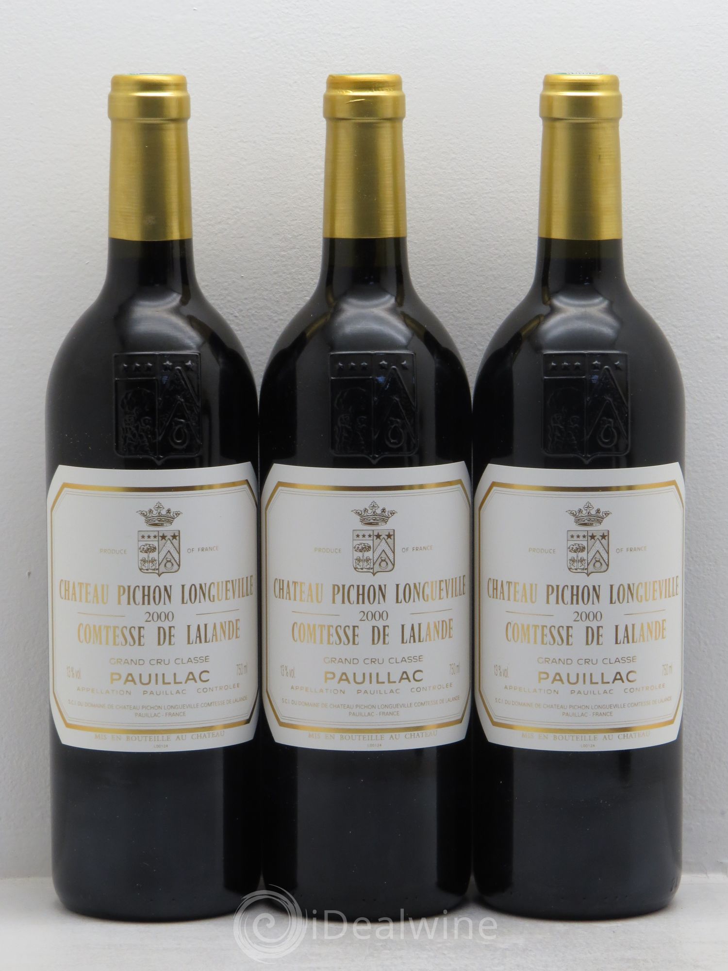 Château Pichon Longueville Comtesse de Lalande 2ème Grand Cru Classé 2000 - Lot de 12 bouteilles - 1